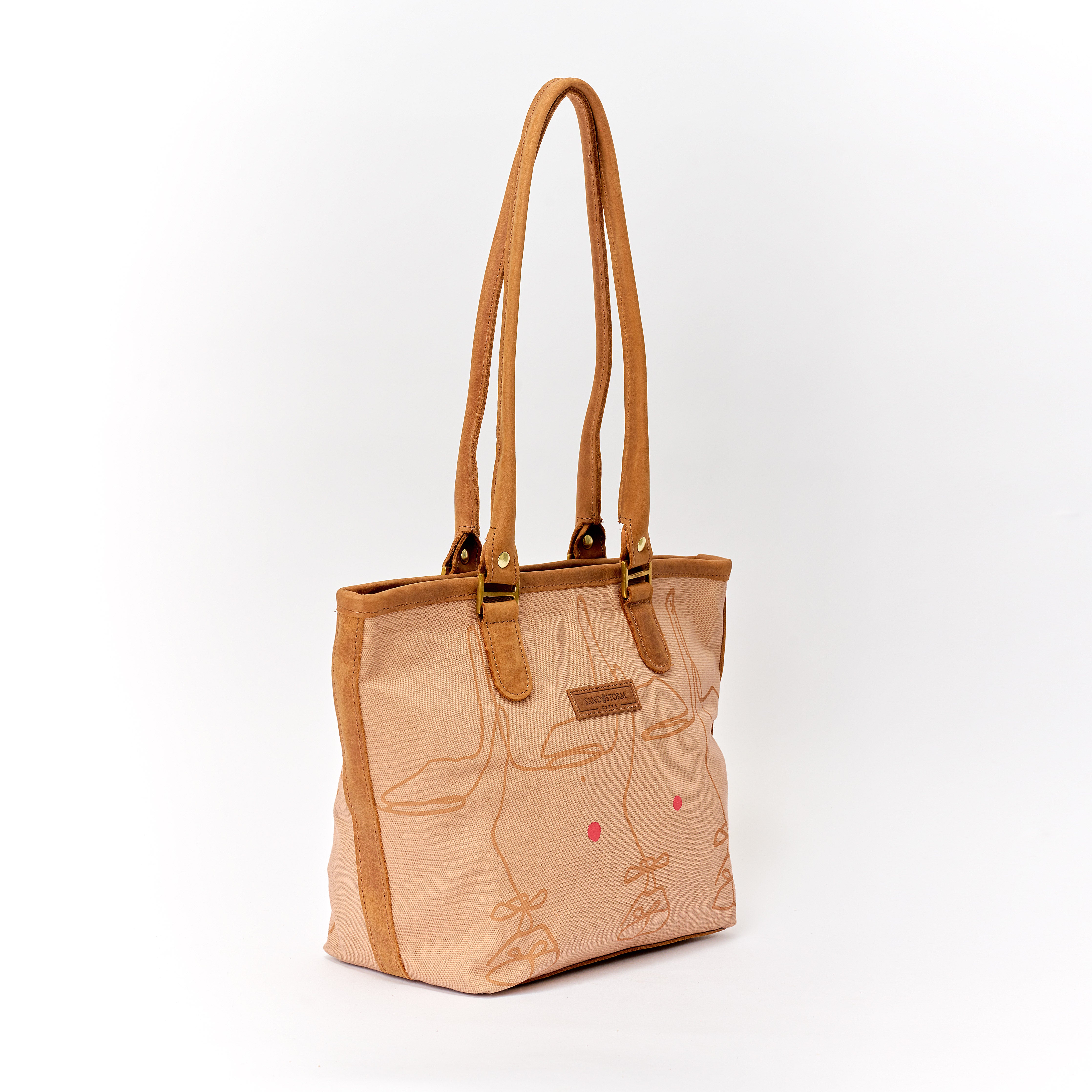 Canvas Lara bag Intertwine Print x Sandstorm Kenya