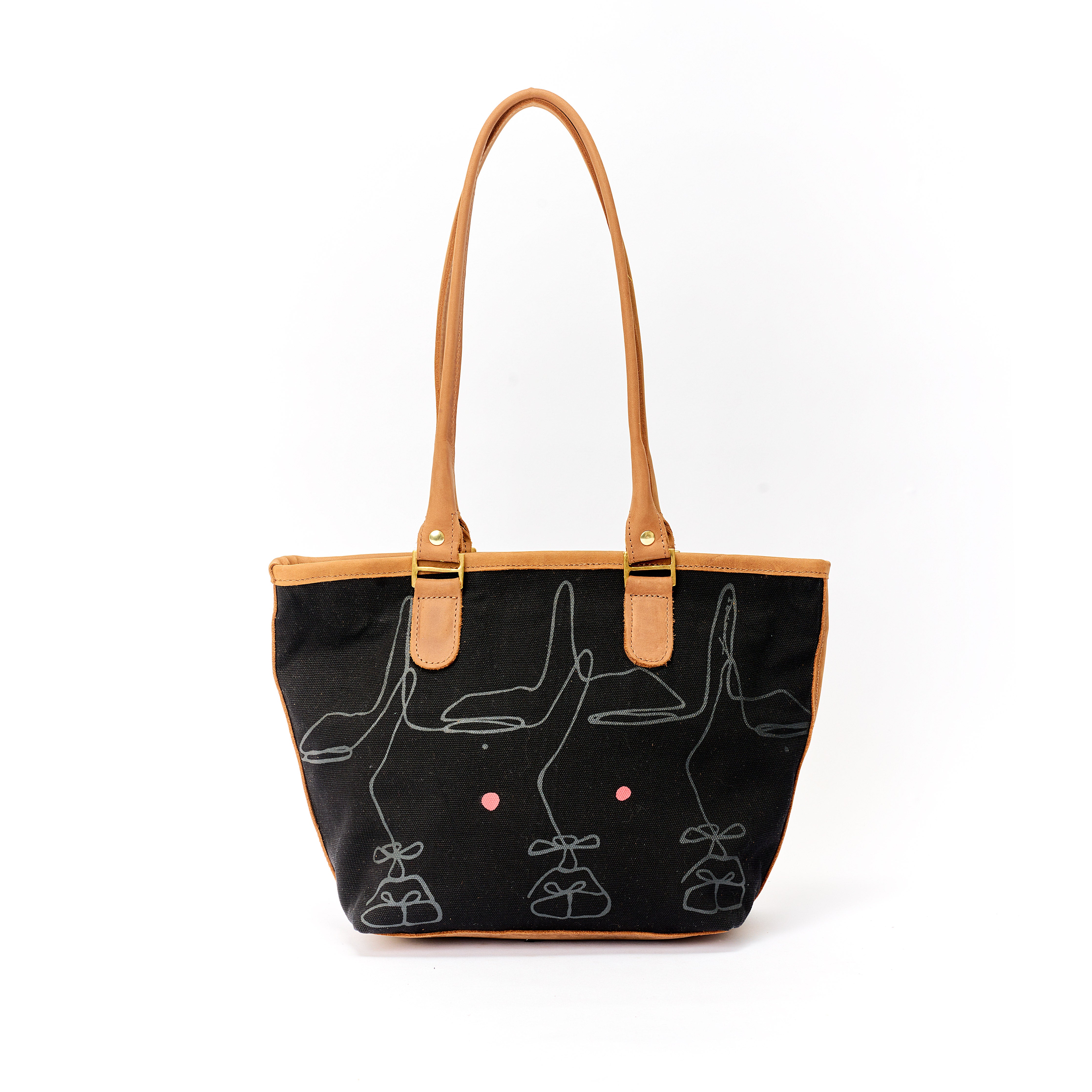 Canvas Lara bag Intertwine Print x Sandstorm Kenya