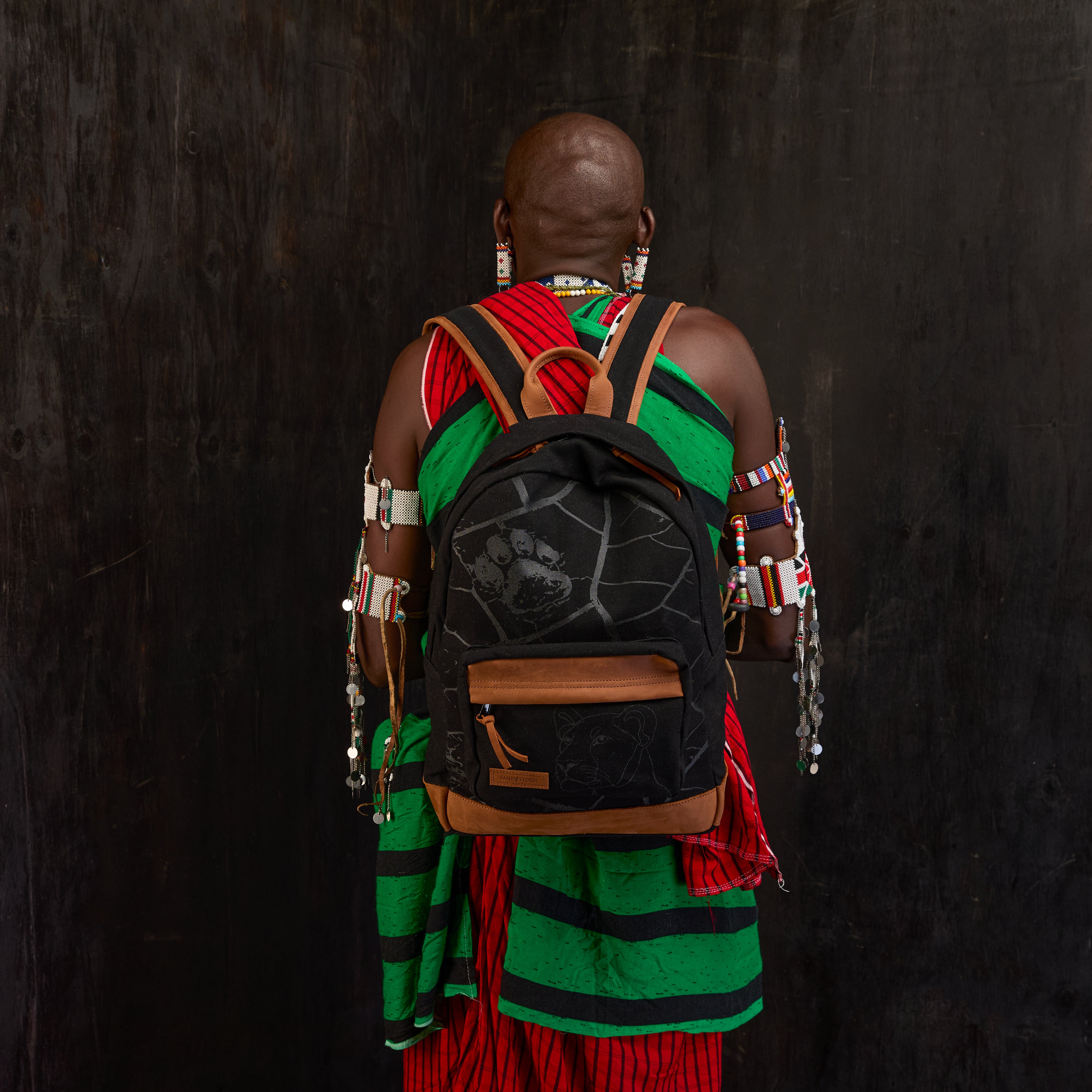 Canvas Hillary Backpack x Lion Guardian