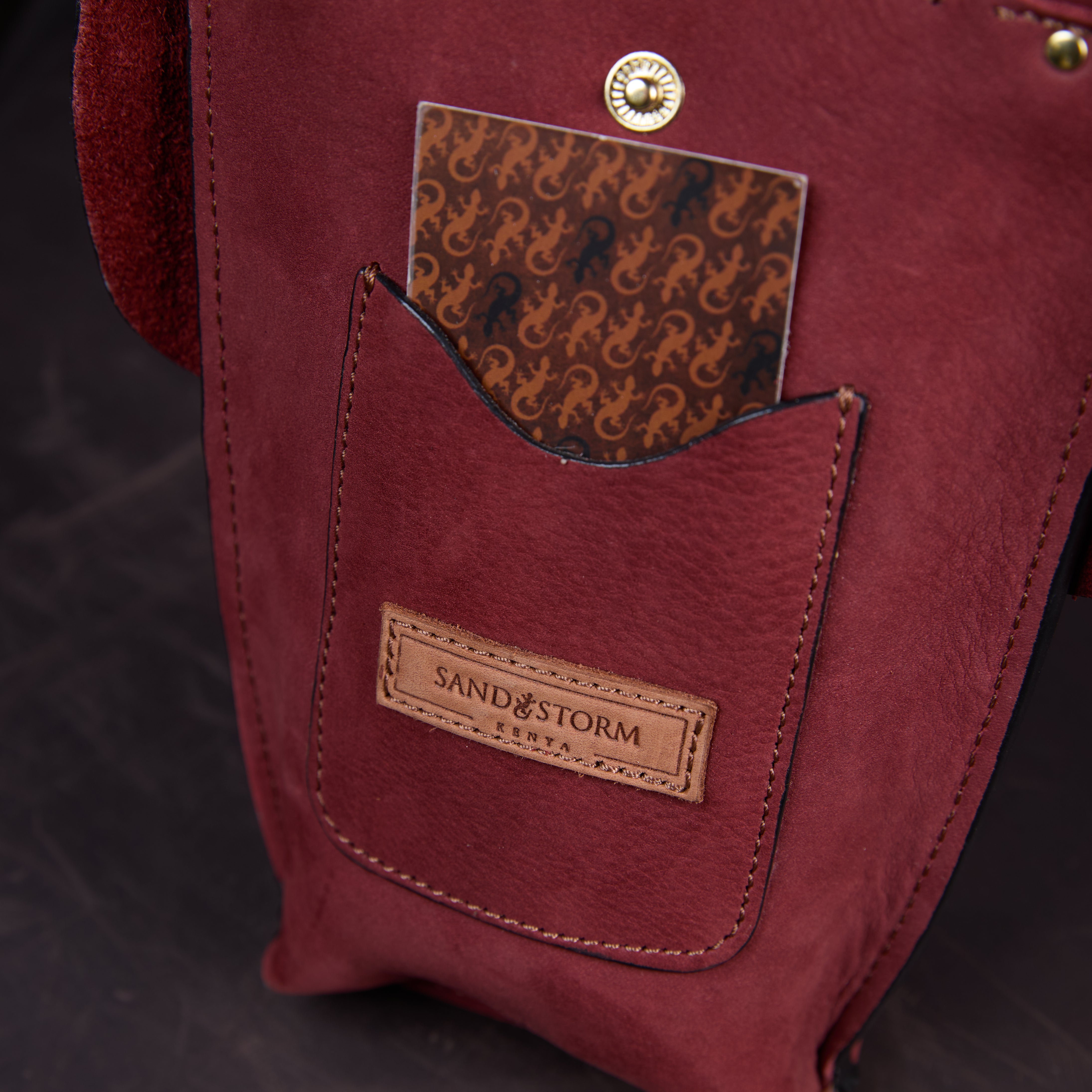 Suede Phone Purse Elephant