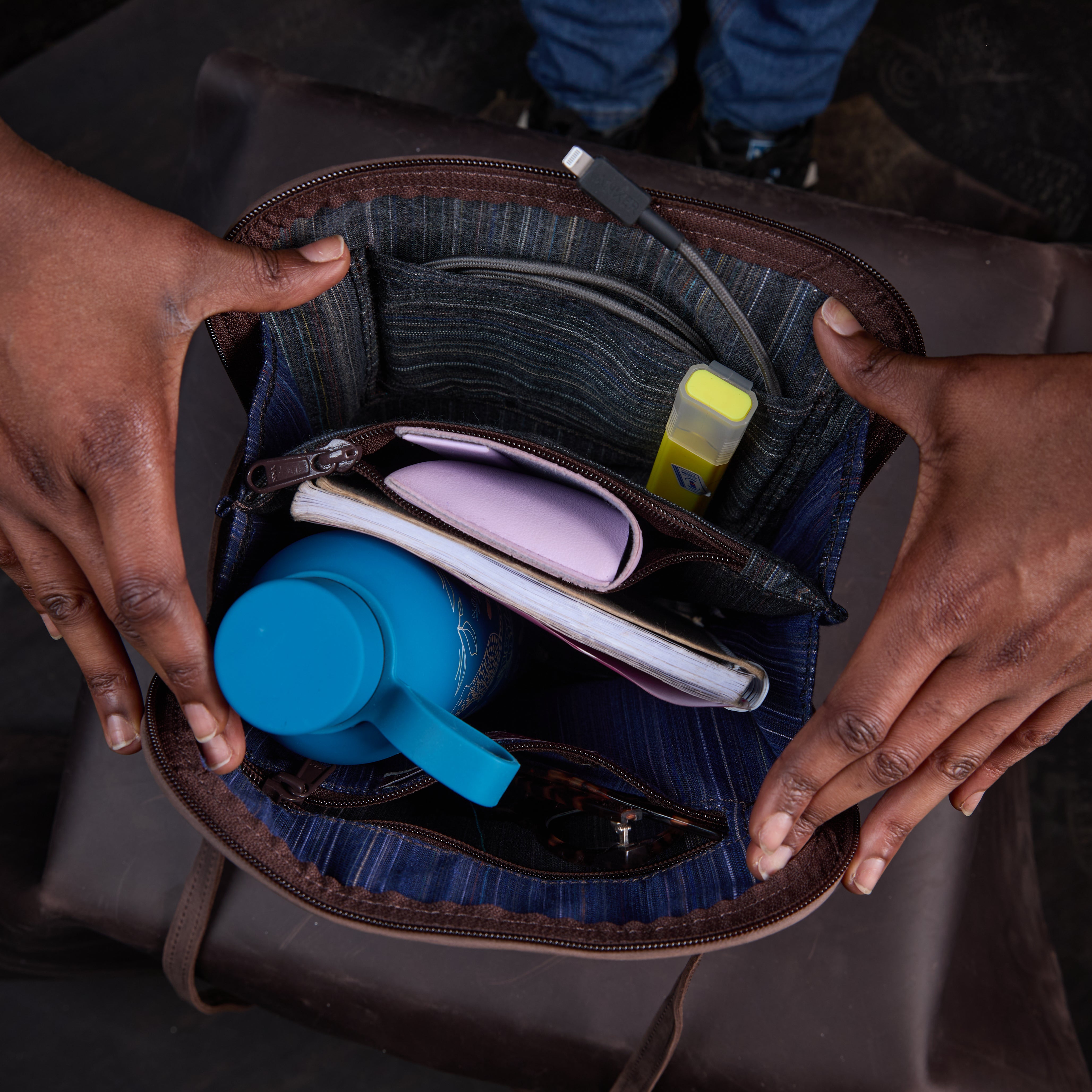 Suede Sporran Crossbody