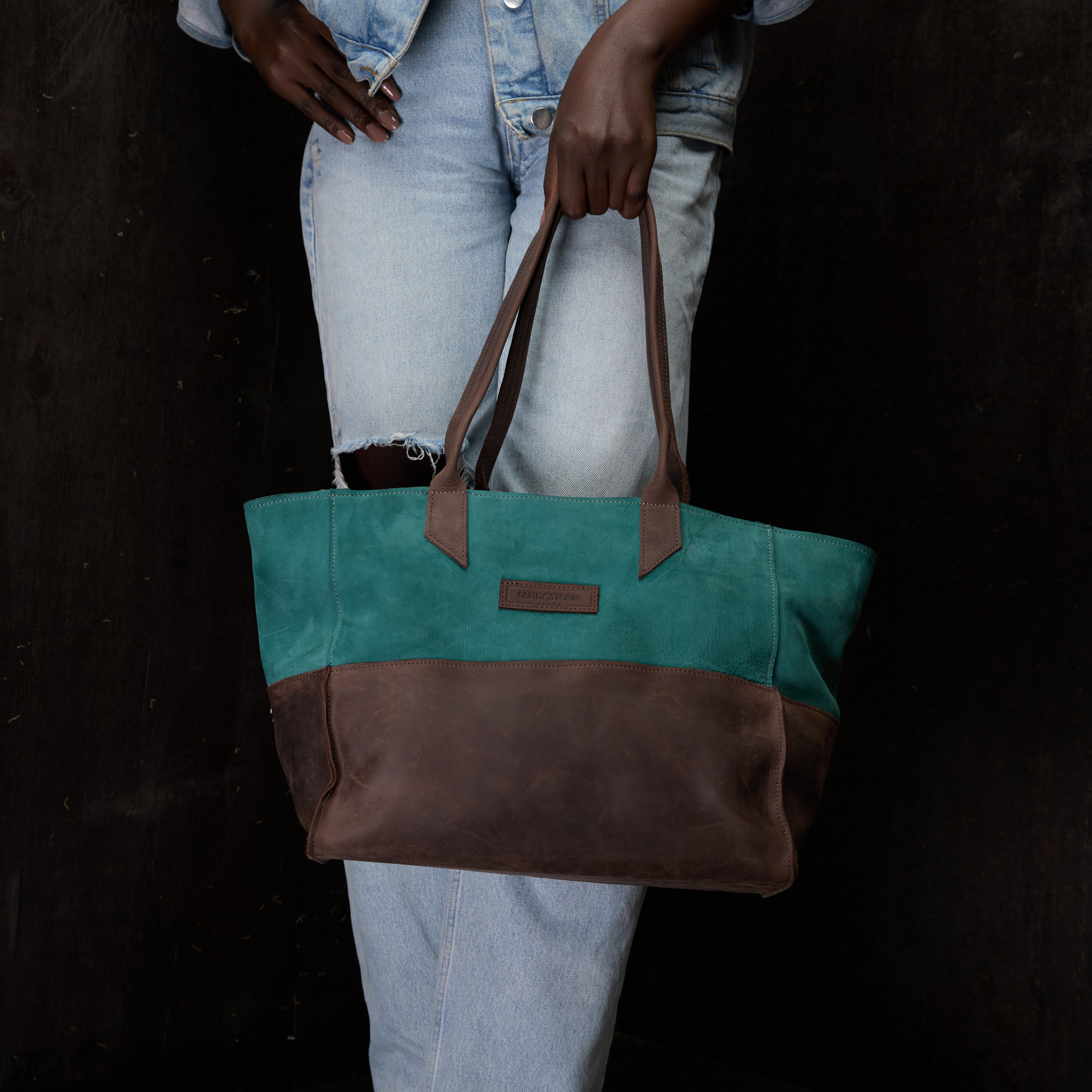 Suede Faith Tote