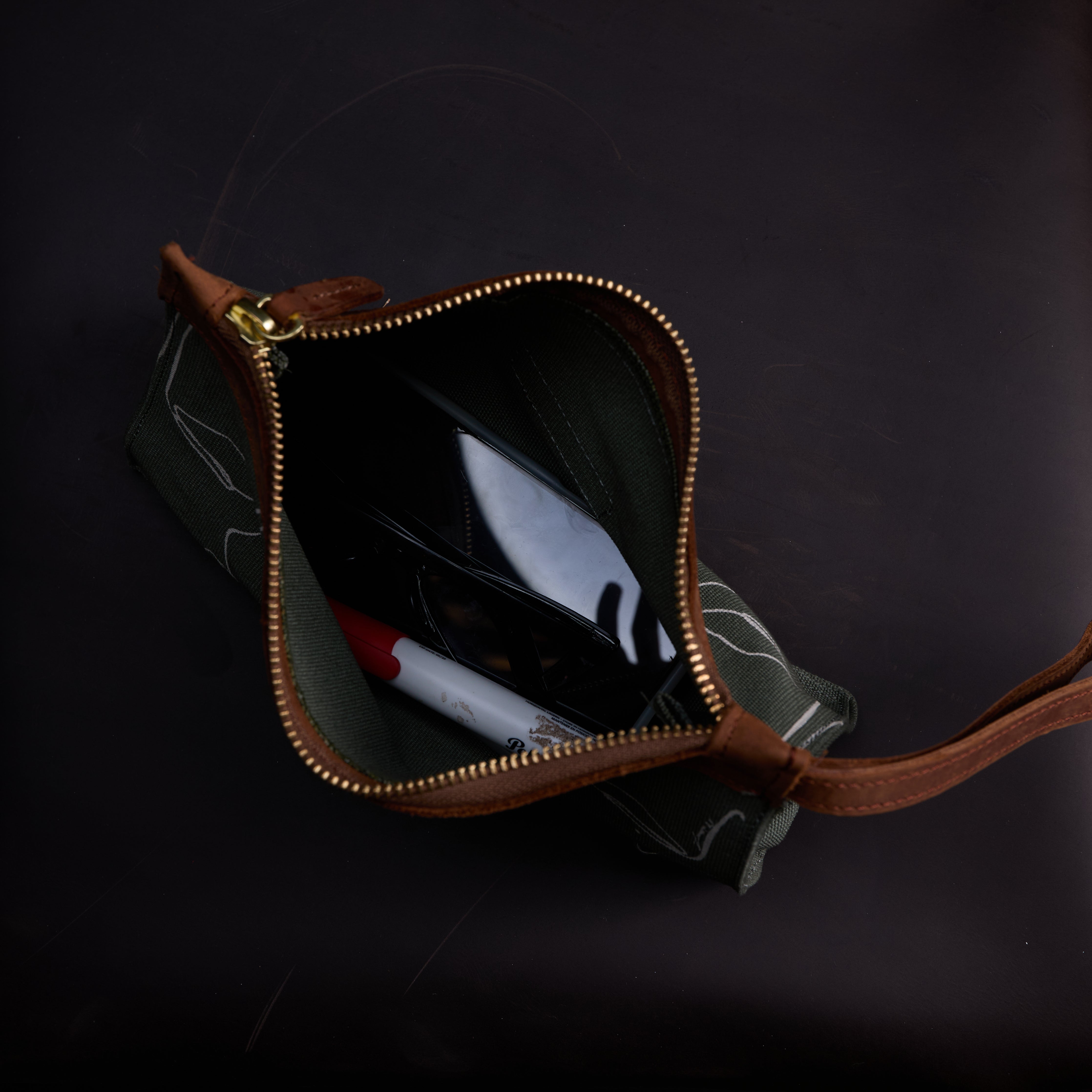 Canvas Agnes Pouch Sita Print x EndoSquared