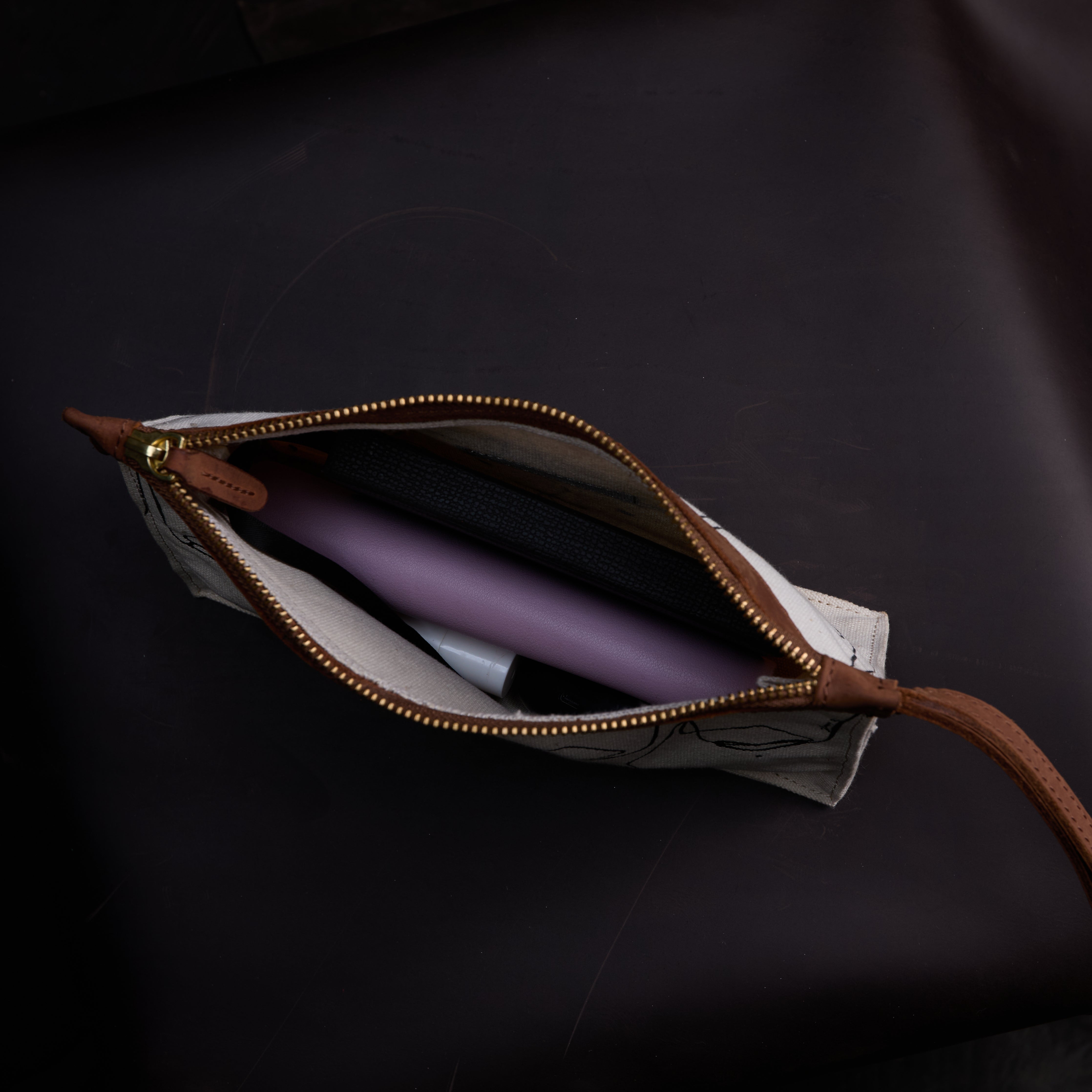 Canvas Agnes Pouch Sita Print x EndoSquared