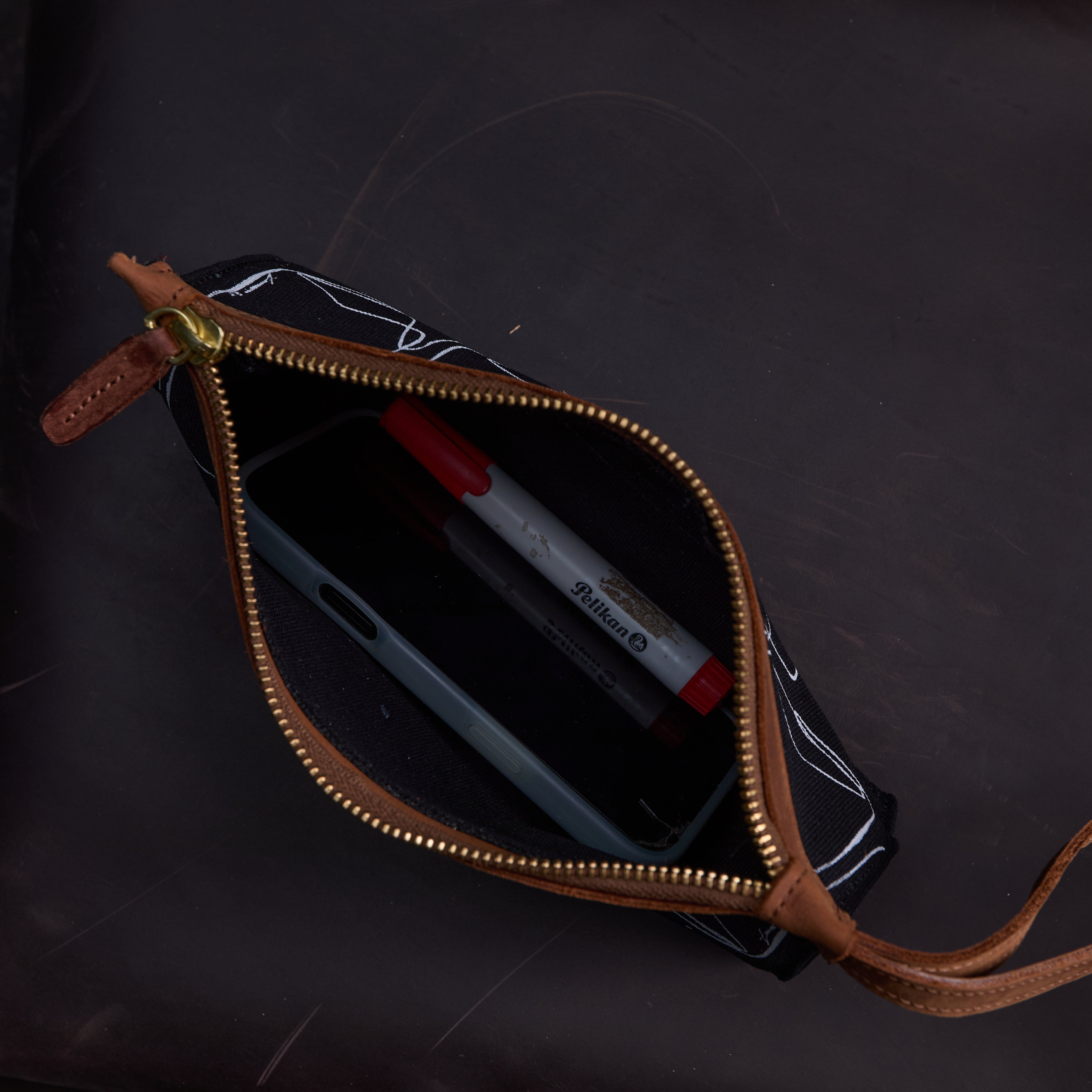 Canvas Agnes Pouch Sita Print x EndoSquared