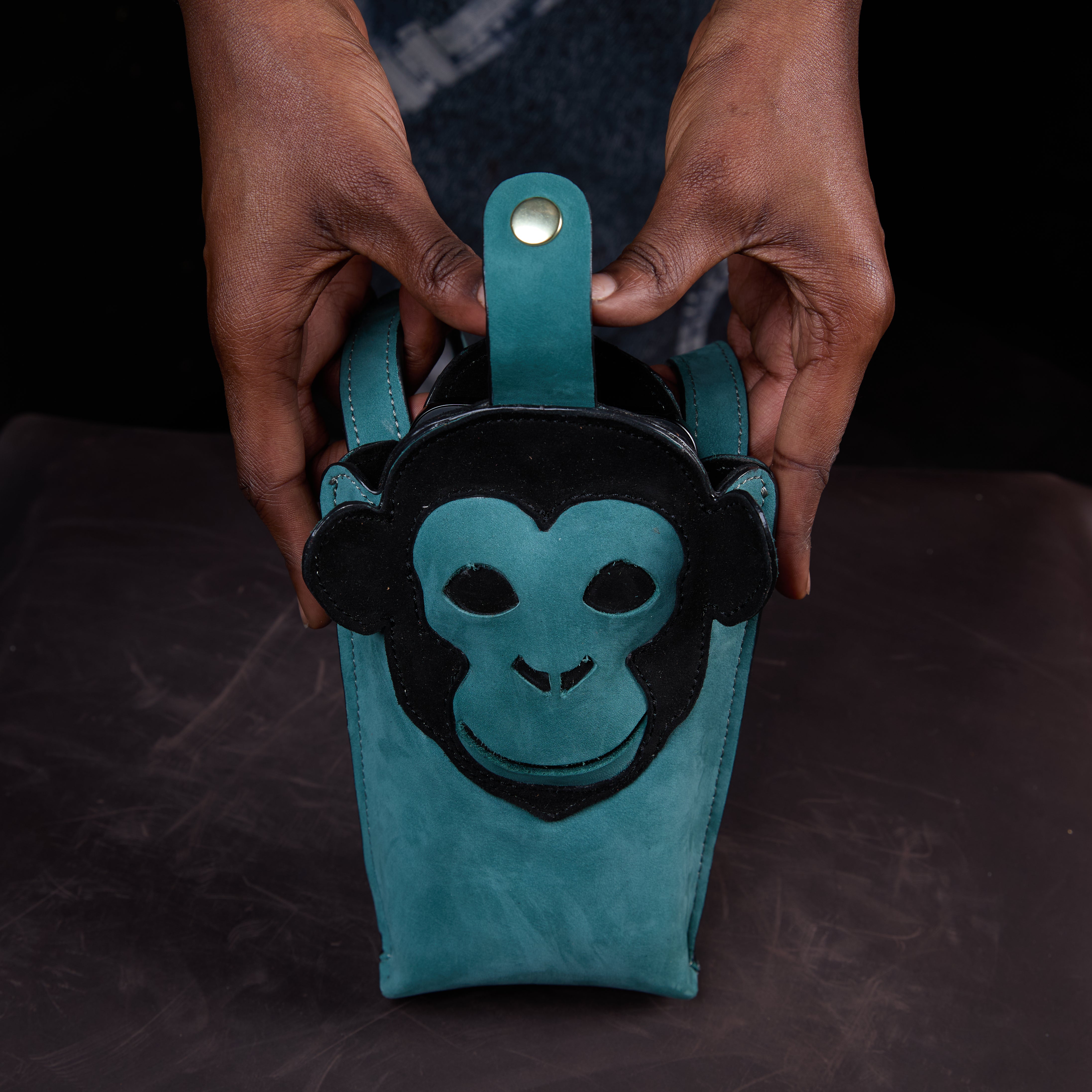 Suede Phone Purse Chimpanzee