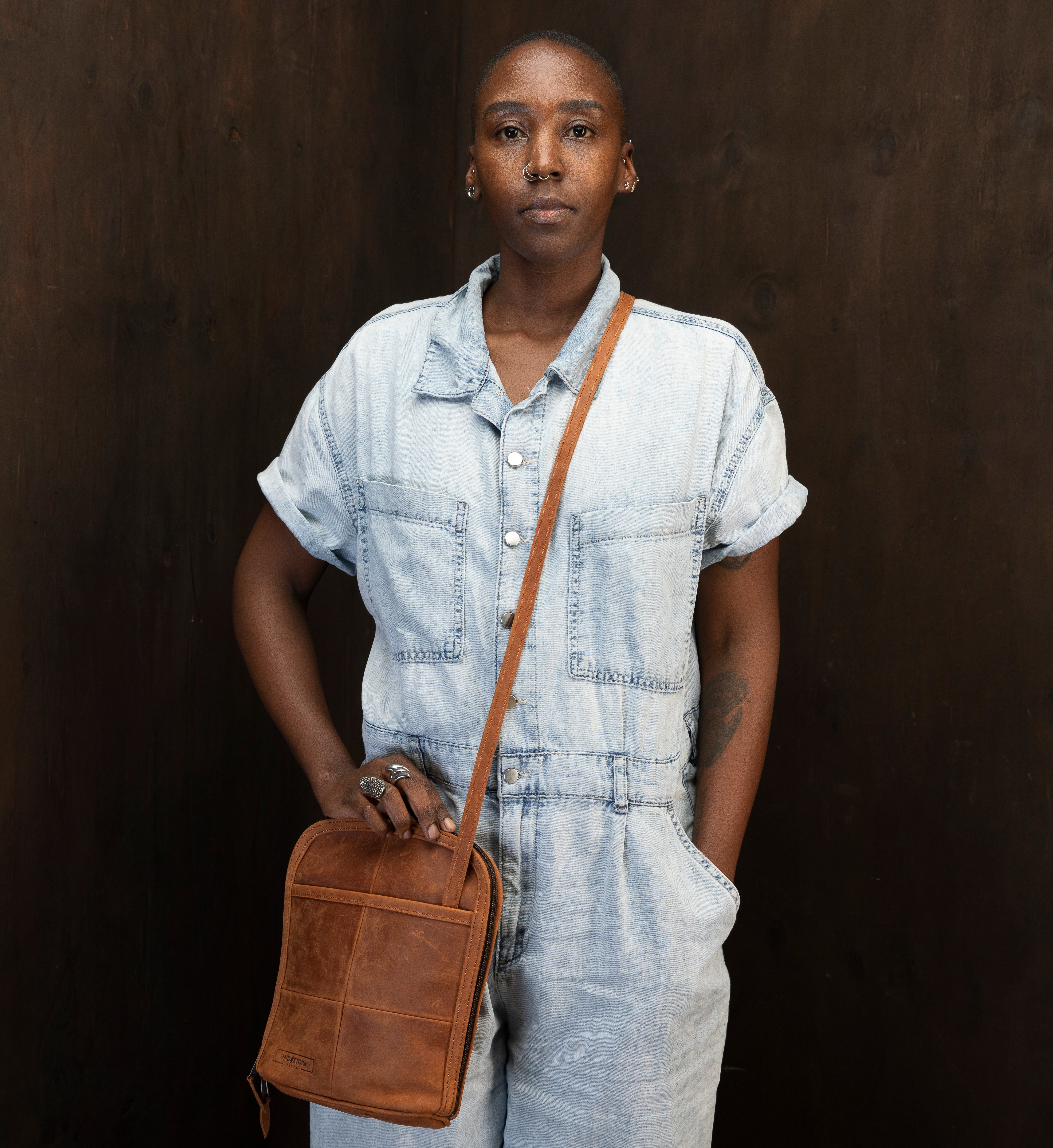 Pull-up Leather Sporran Crossbody