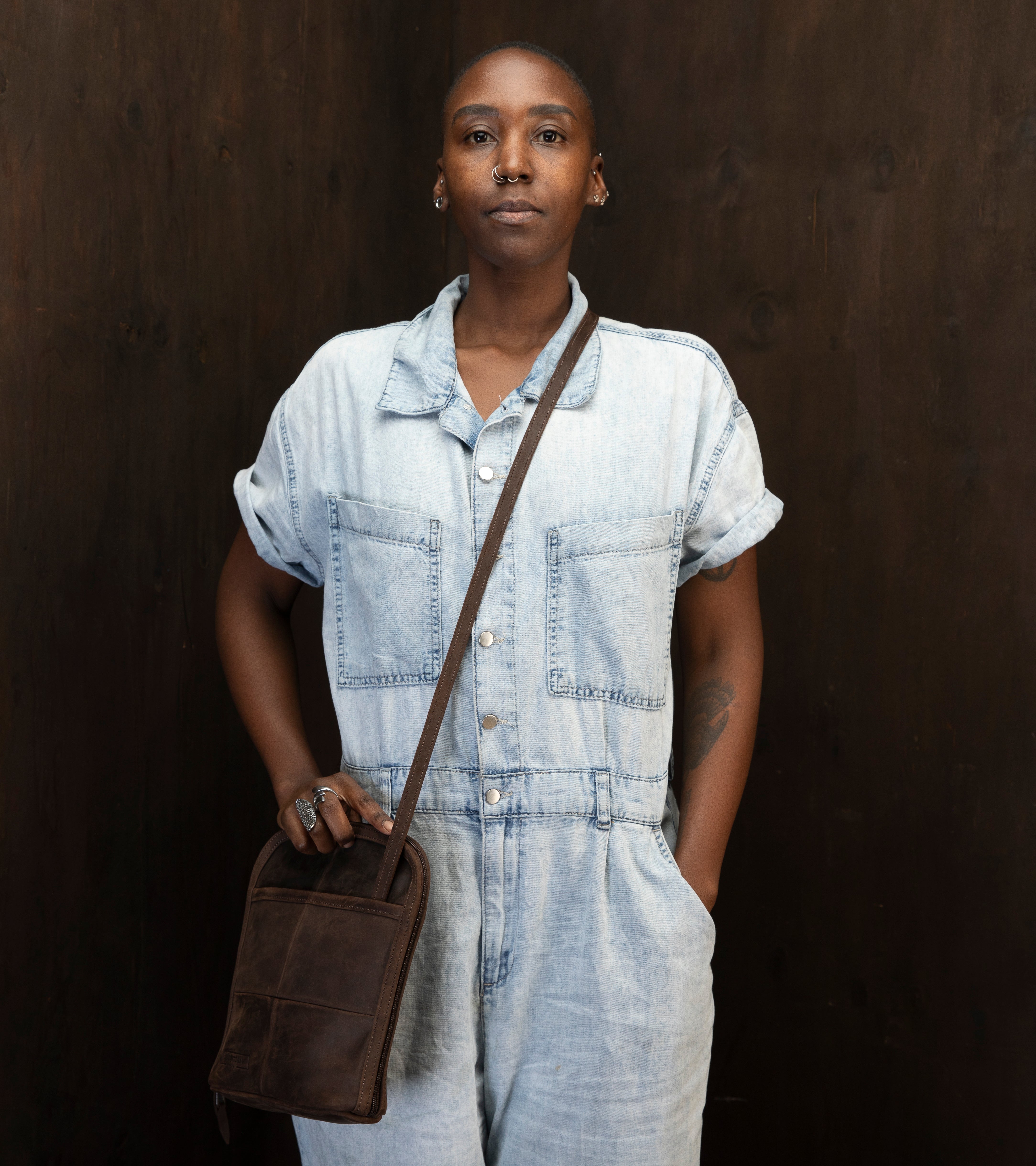 Pull-up Leather Sporran Crossbody