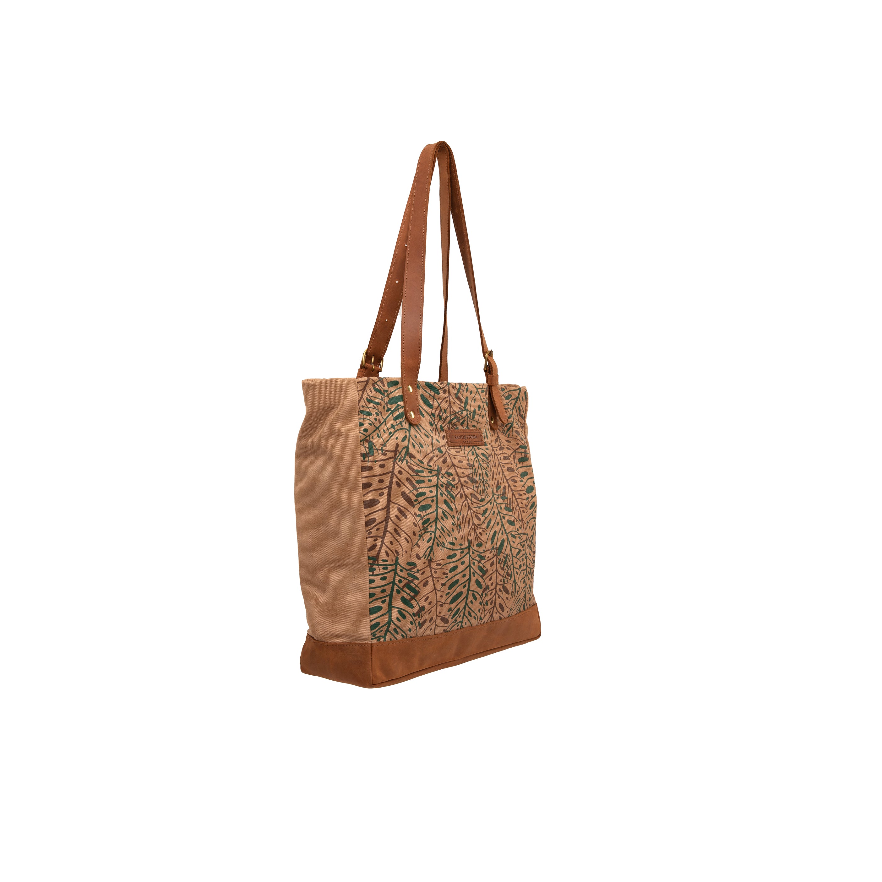 Canvas Matawi Print Metrine Tote - Sandstorm Kenya (Intl)