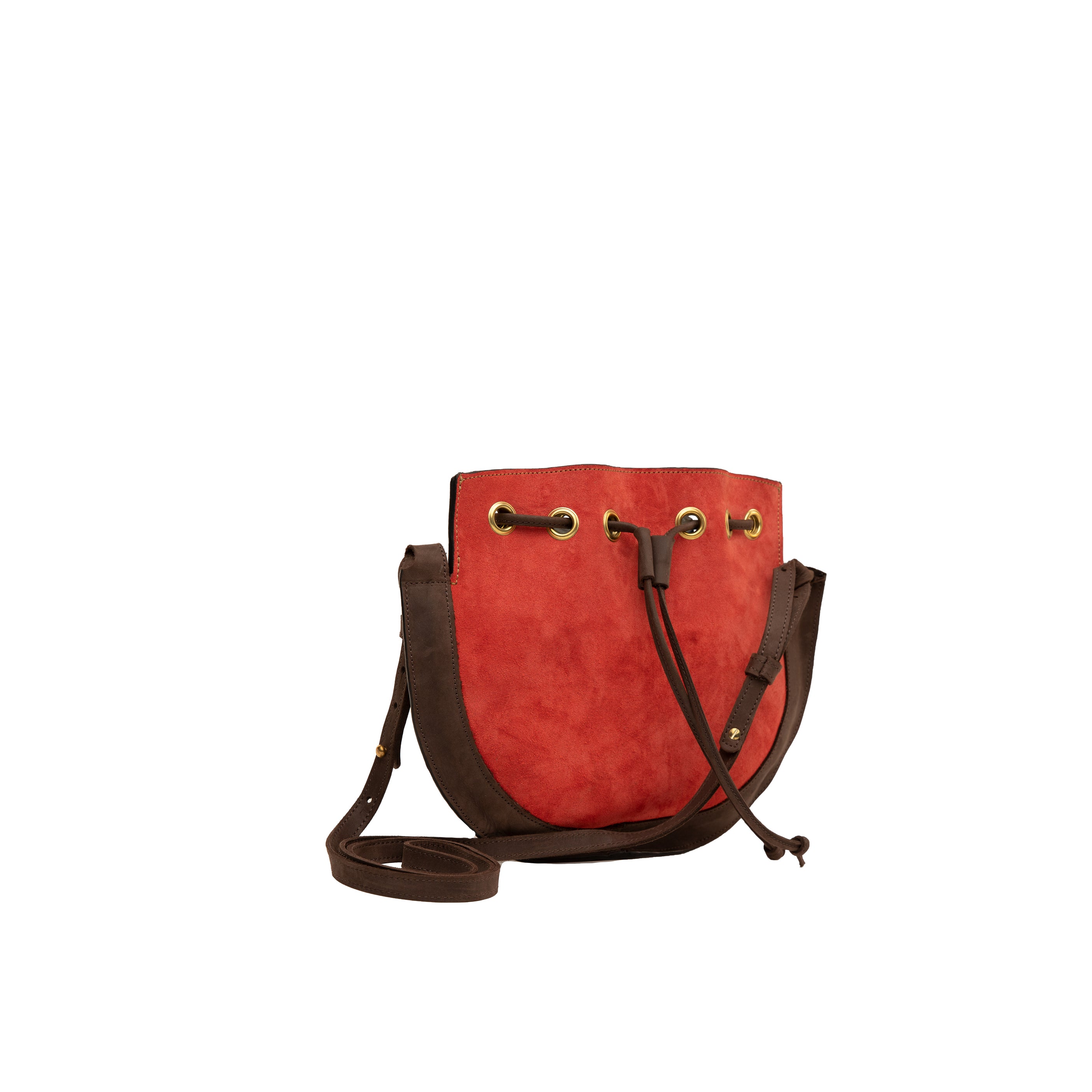 Suede Bucket Crossbody Plain - Sandstorm Kenya (Intl)