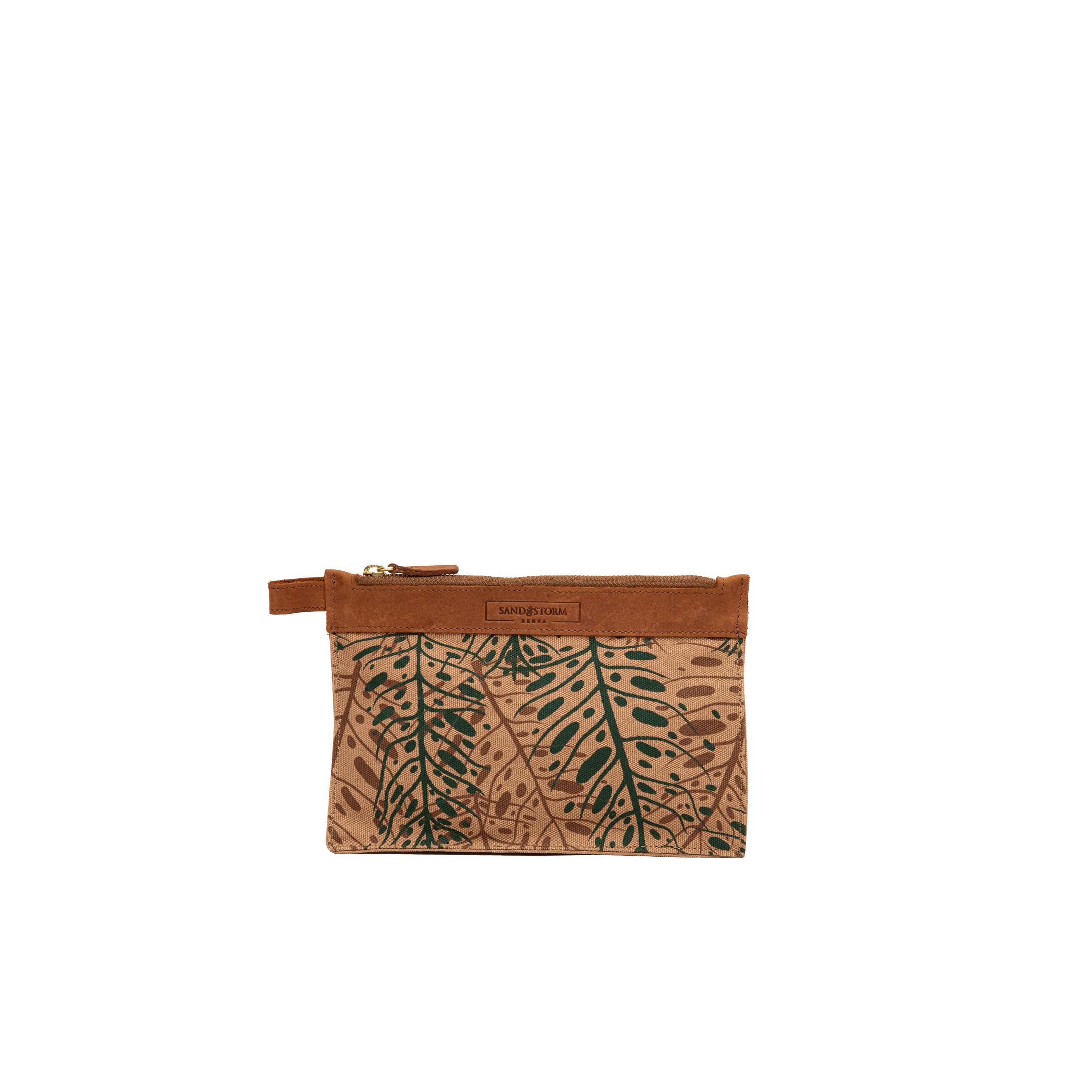 Canvas Matawi Print Agnes Pouch - Sandstorm Kenya (Intl)