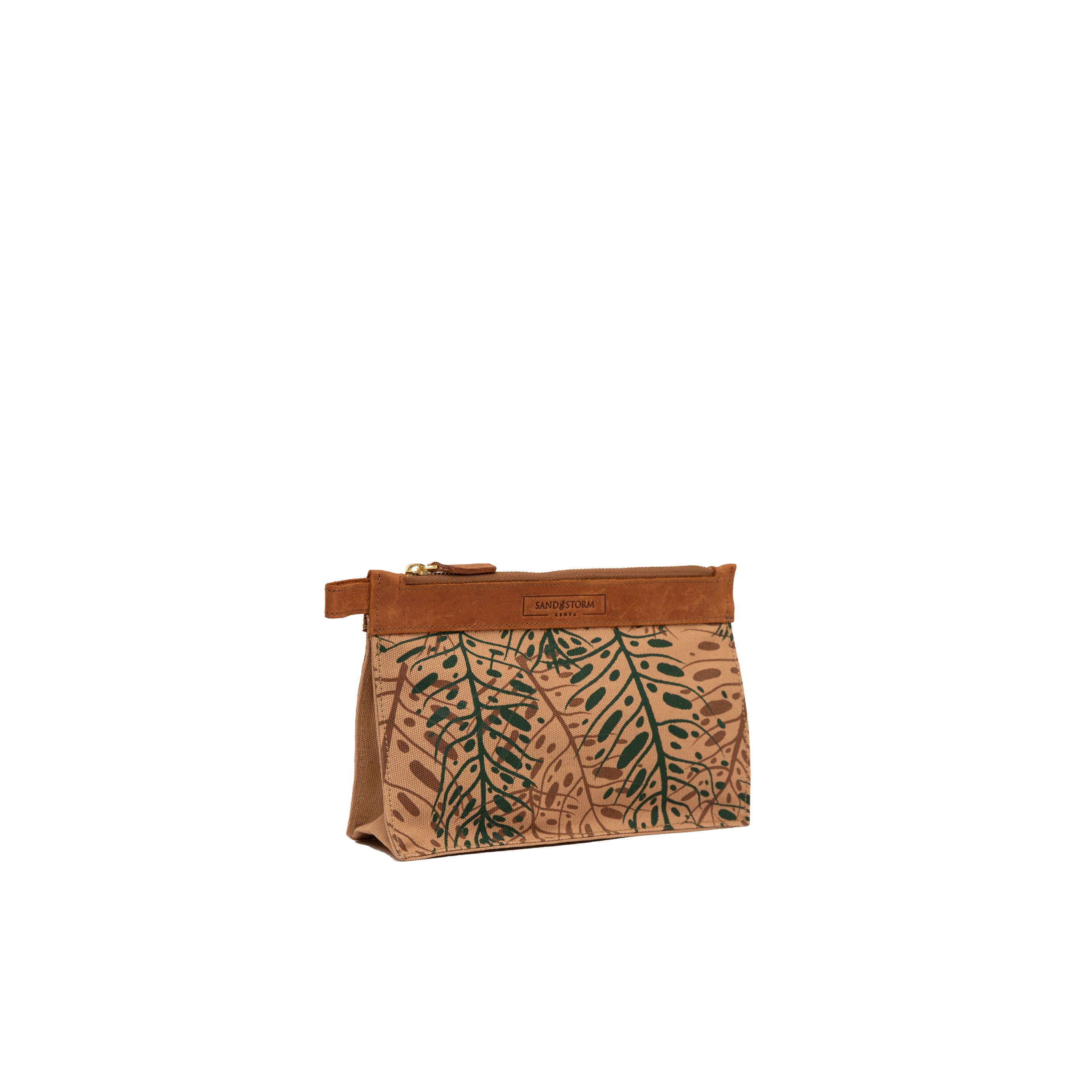 Canvas Matawi Print Agnes Pouch - Sandstorm Kenya (Intl)