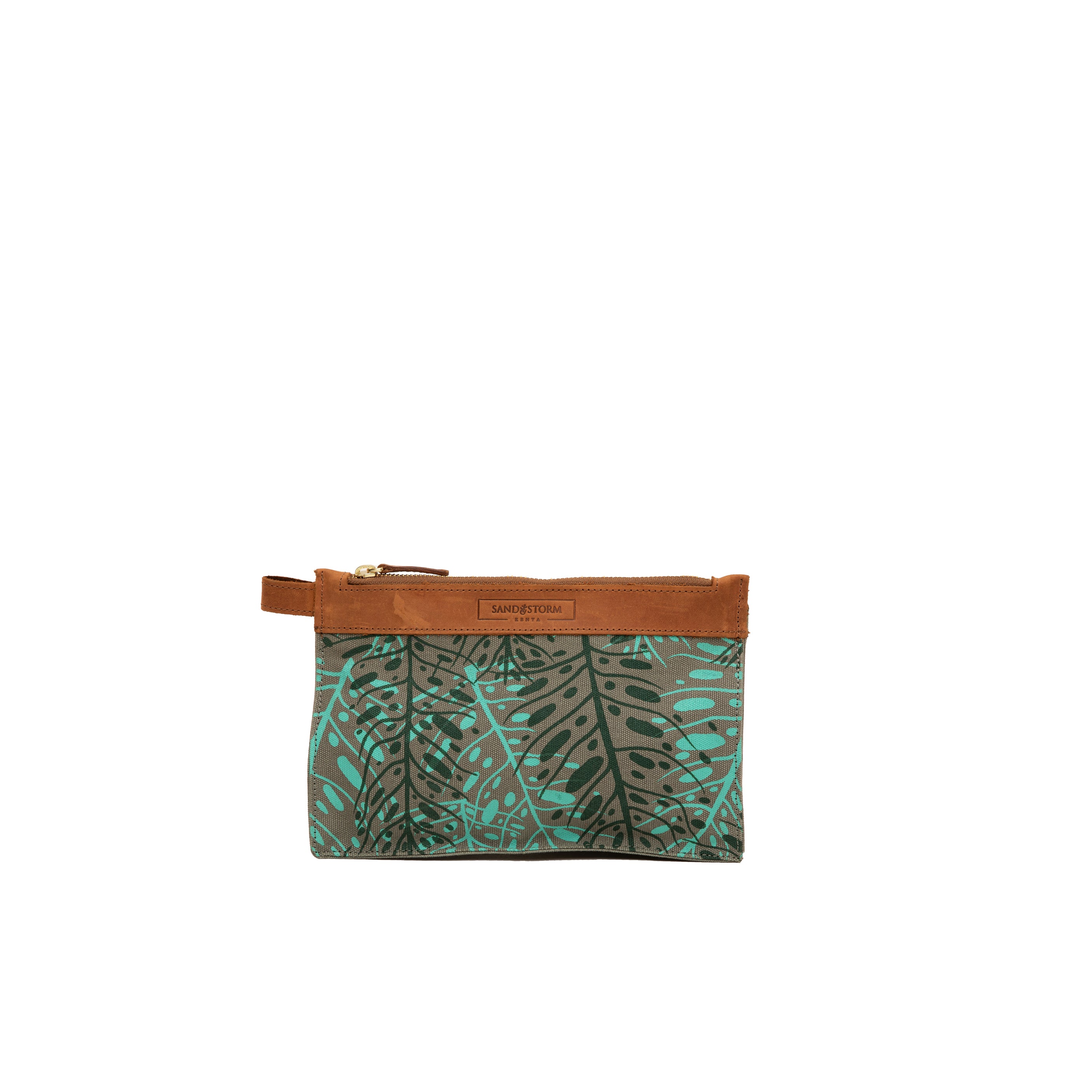 Canvas Matawi Print Agnes Pouch - Sandstorm Kenya (Intl)
