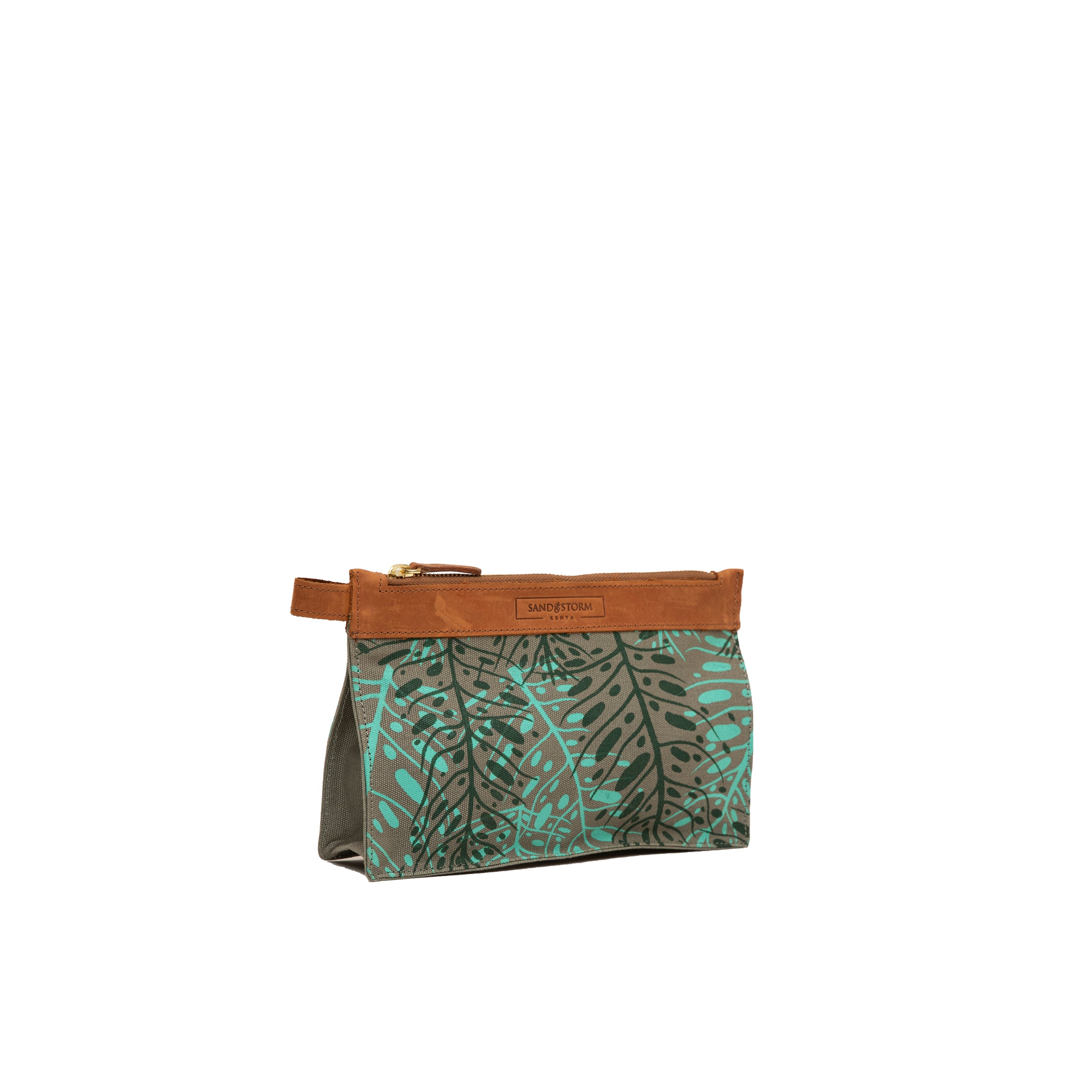 Canvas Matawi Print Agnes Pouch - Sandstorm Kenya (Intl)