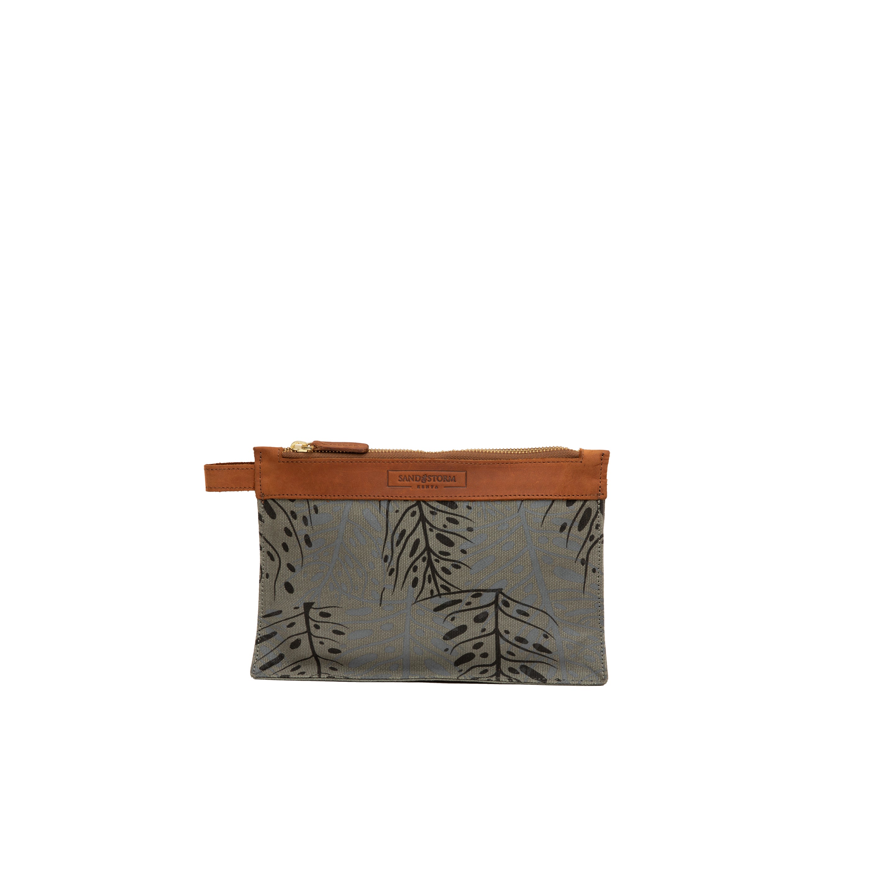 Canvas Matawi Print Agnes Pouch - Sandstorm Kenya (Intl)