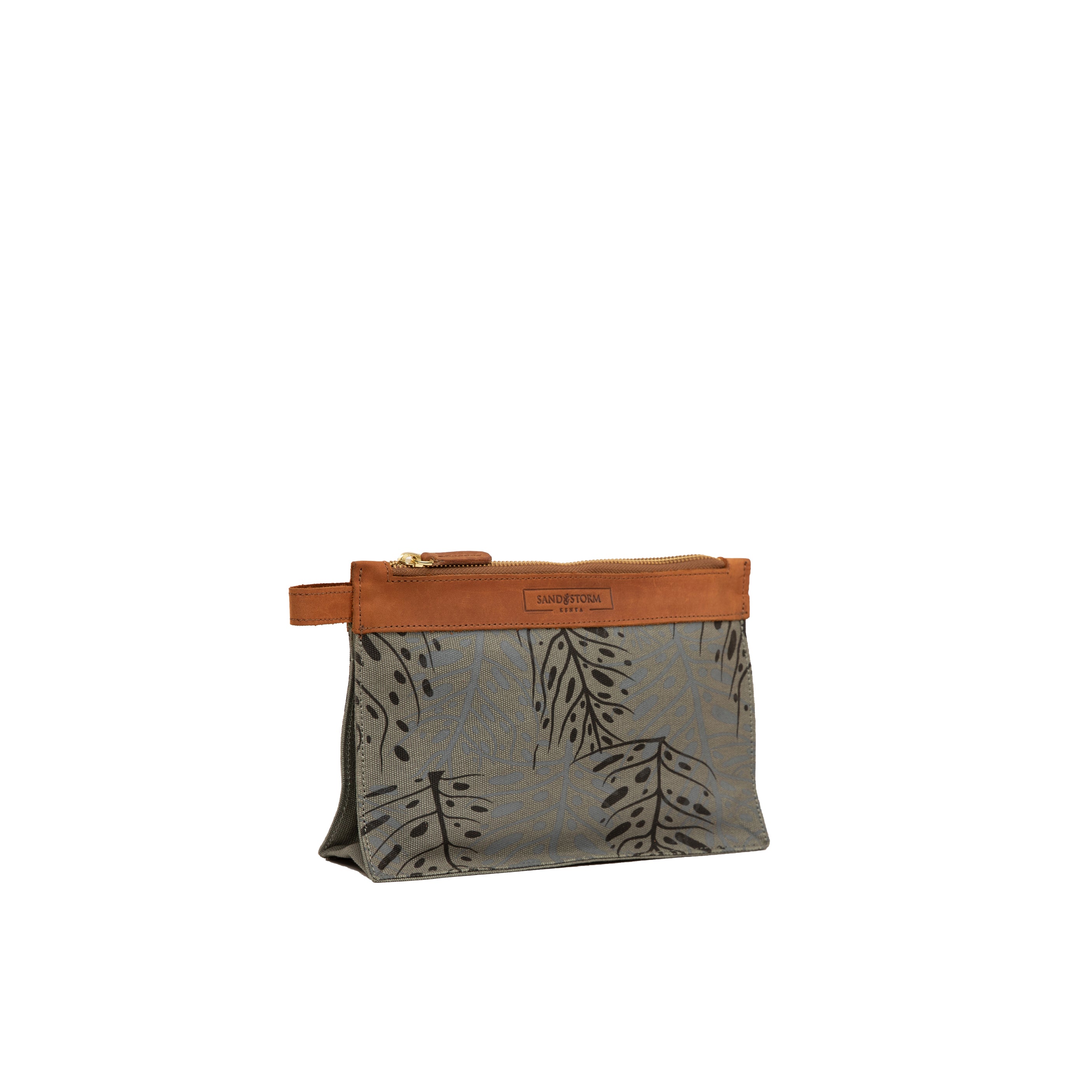 Canvas Matawi Print Agnes Pouch - Sandstorm Kenya (Intl)