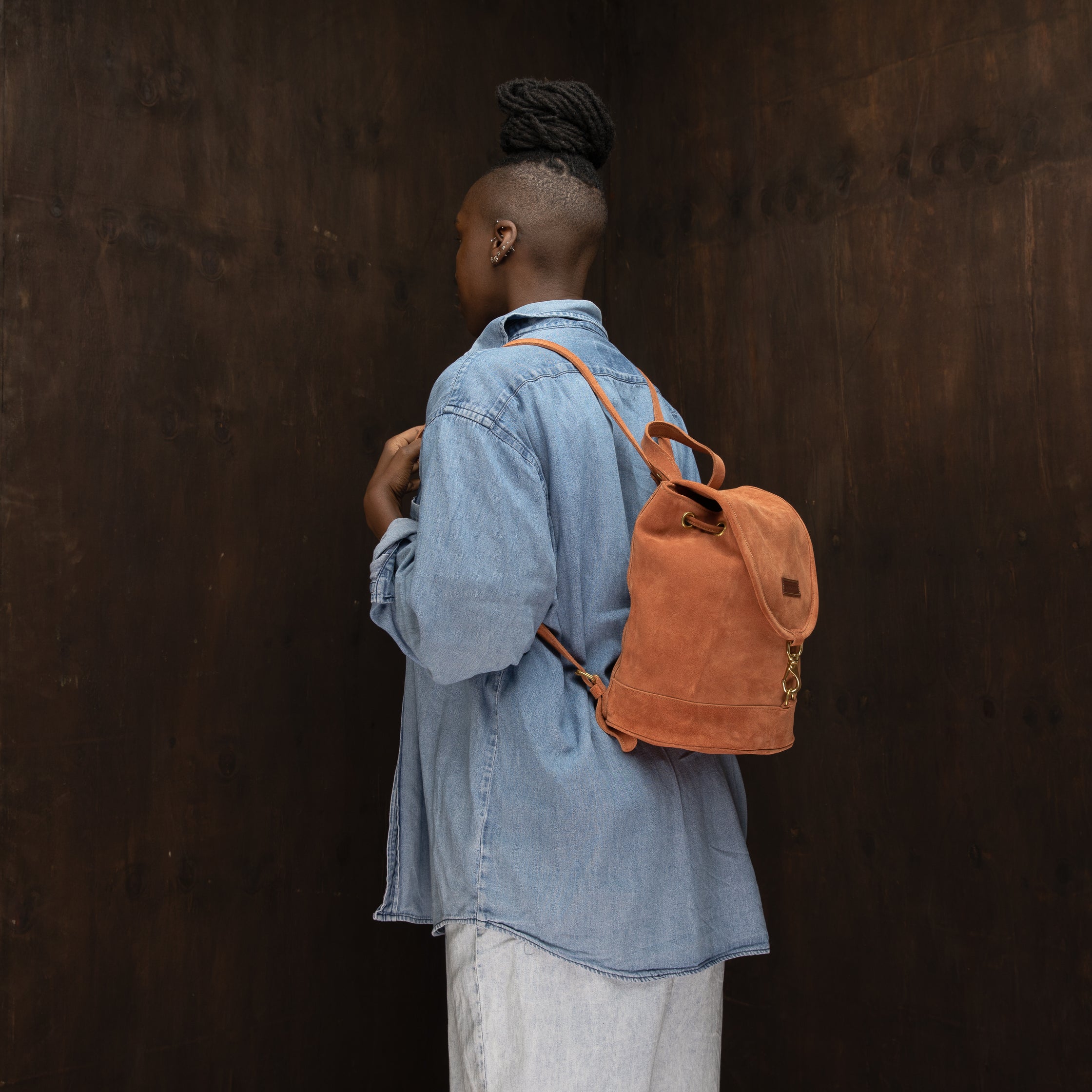 Suede Cecilia Backpack - Sandstorm Kenya (Intl)