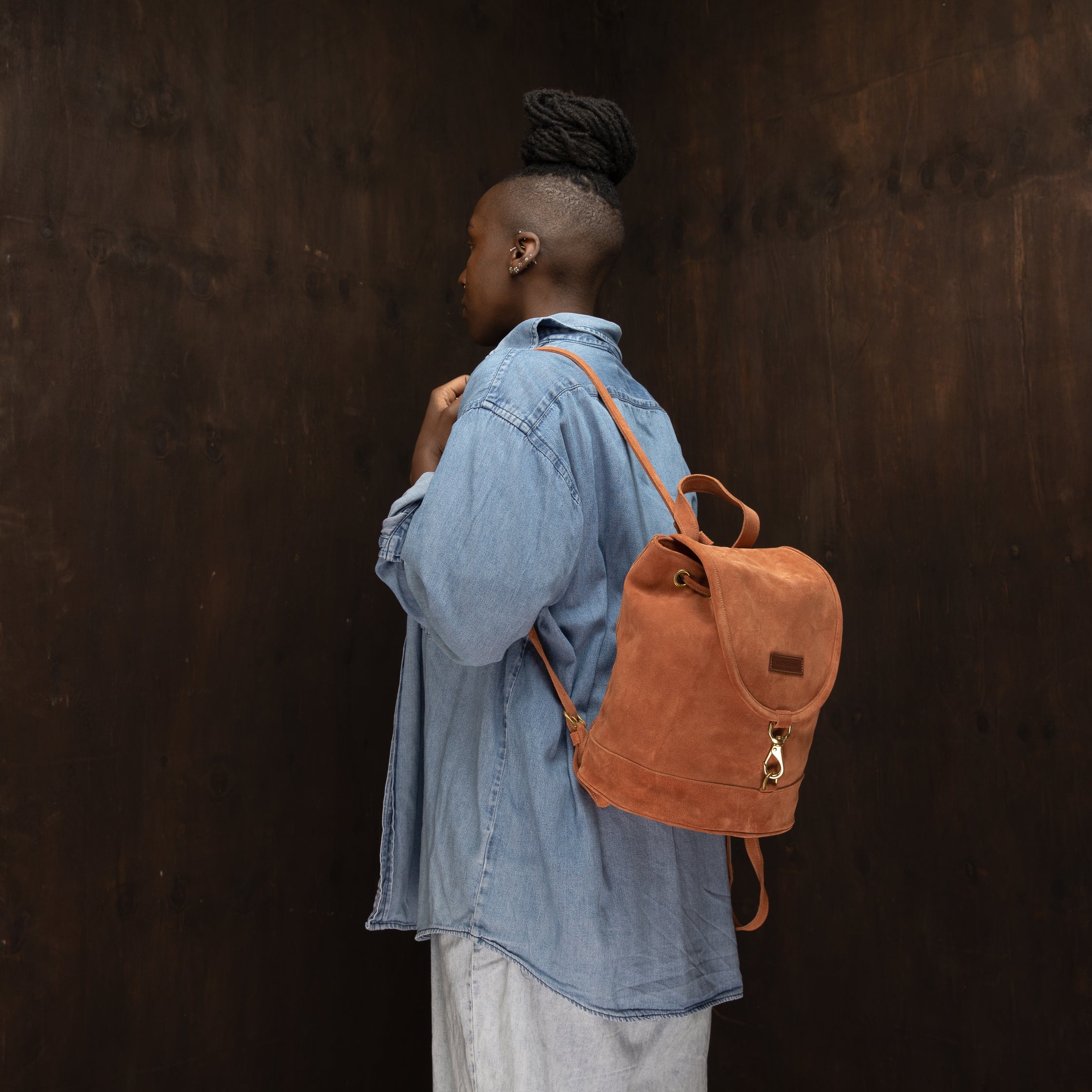 Suede Cecilia Backpack - Sandstorm Kenya (Intl)