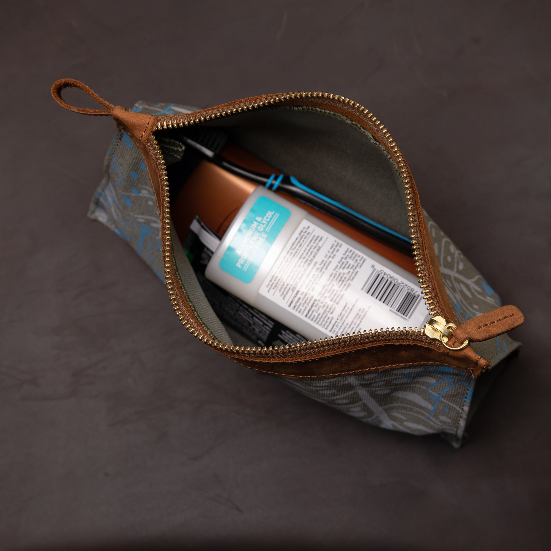 Canvas Matawi Print Agnes Pouch - Sandstorm Kenya (Intl)
