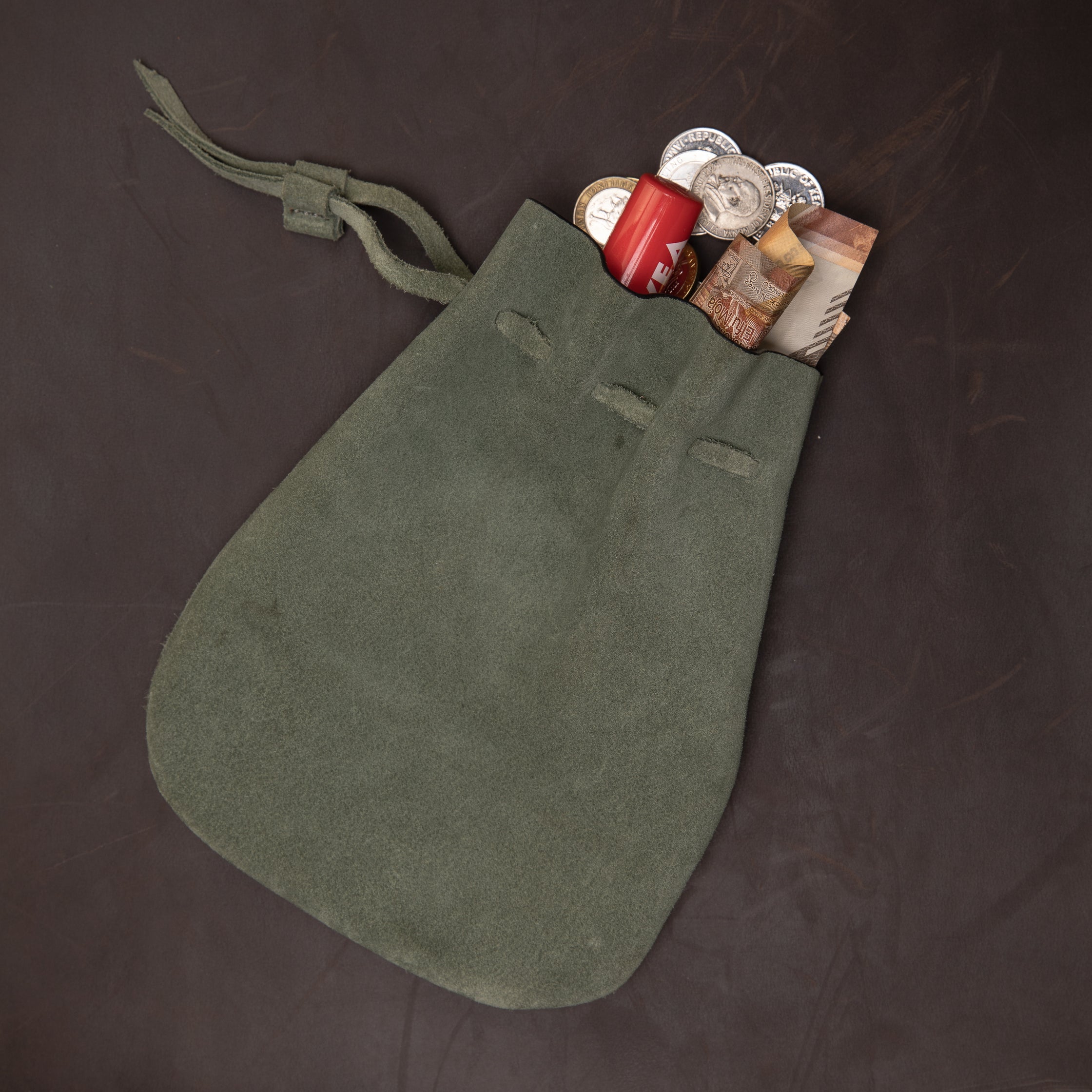 Suede Coin Bag - Sandstorm Kenya (Intl)
