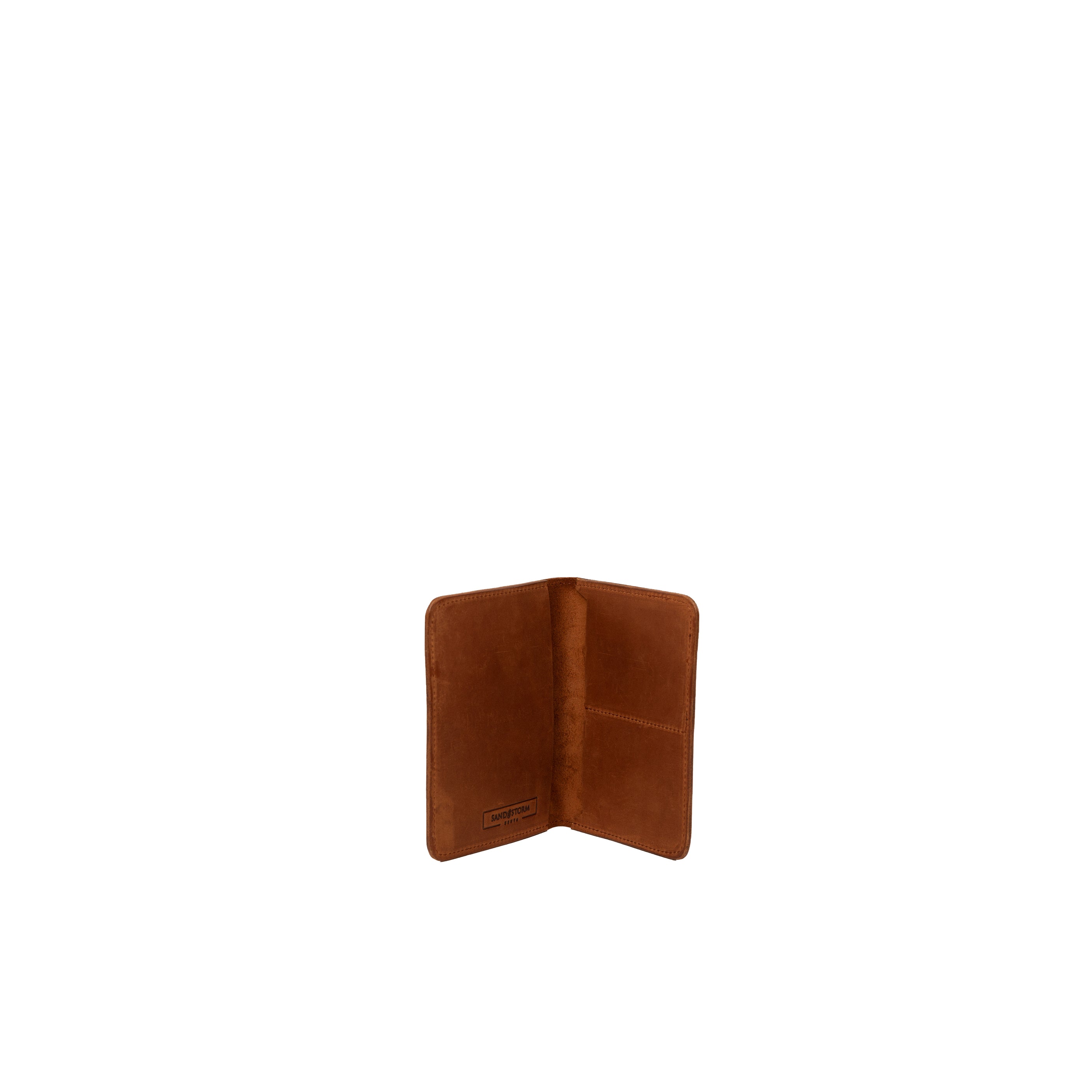Pull-up Leather Charles Passport Holder - Sandstorm Kenya (KE)