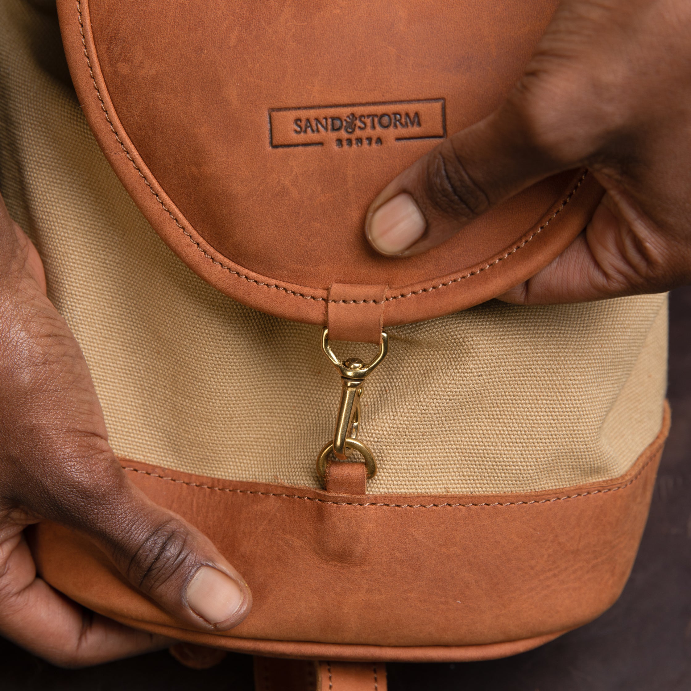 Canvas Cecilia Backpack - Sandstorm Kenya (KE)