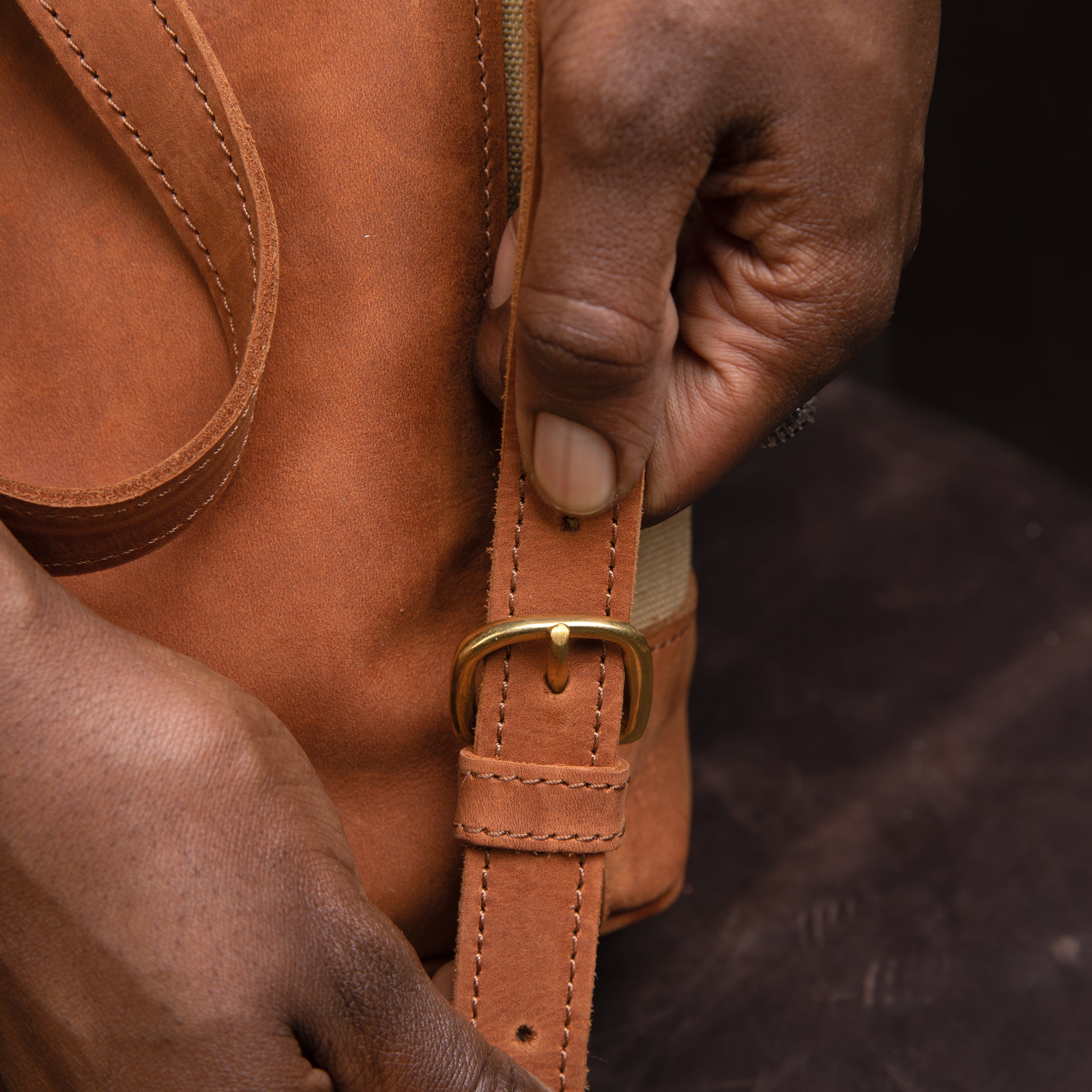 Canvas Cecilia Backpack - Sandstorm Kenya (KE)