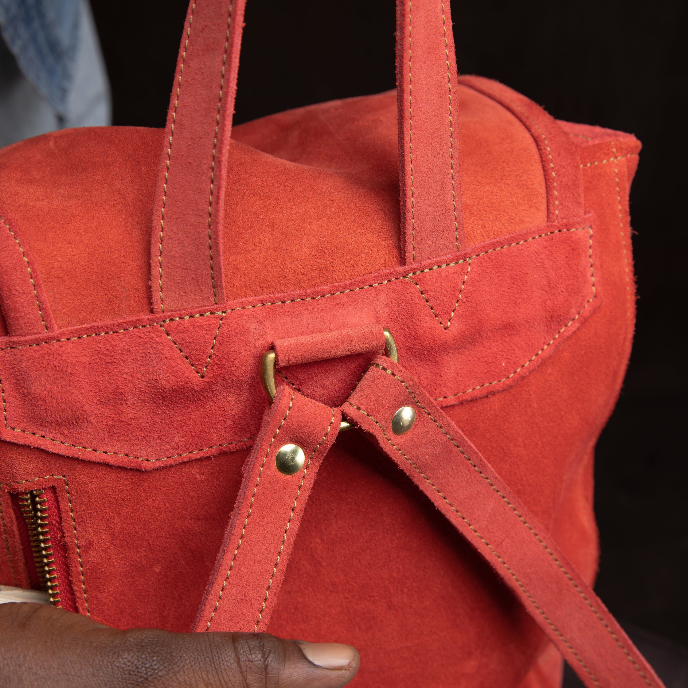 Suede Cecilia Backpack - Sandstorm Kenya (Intl)