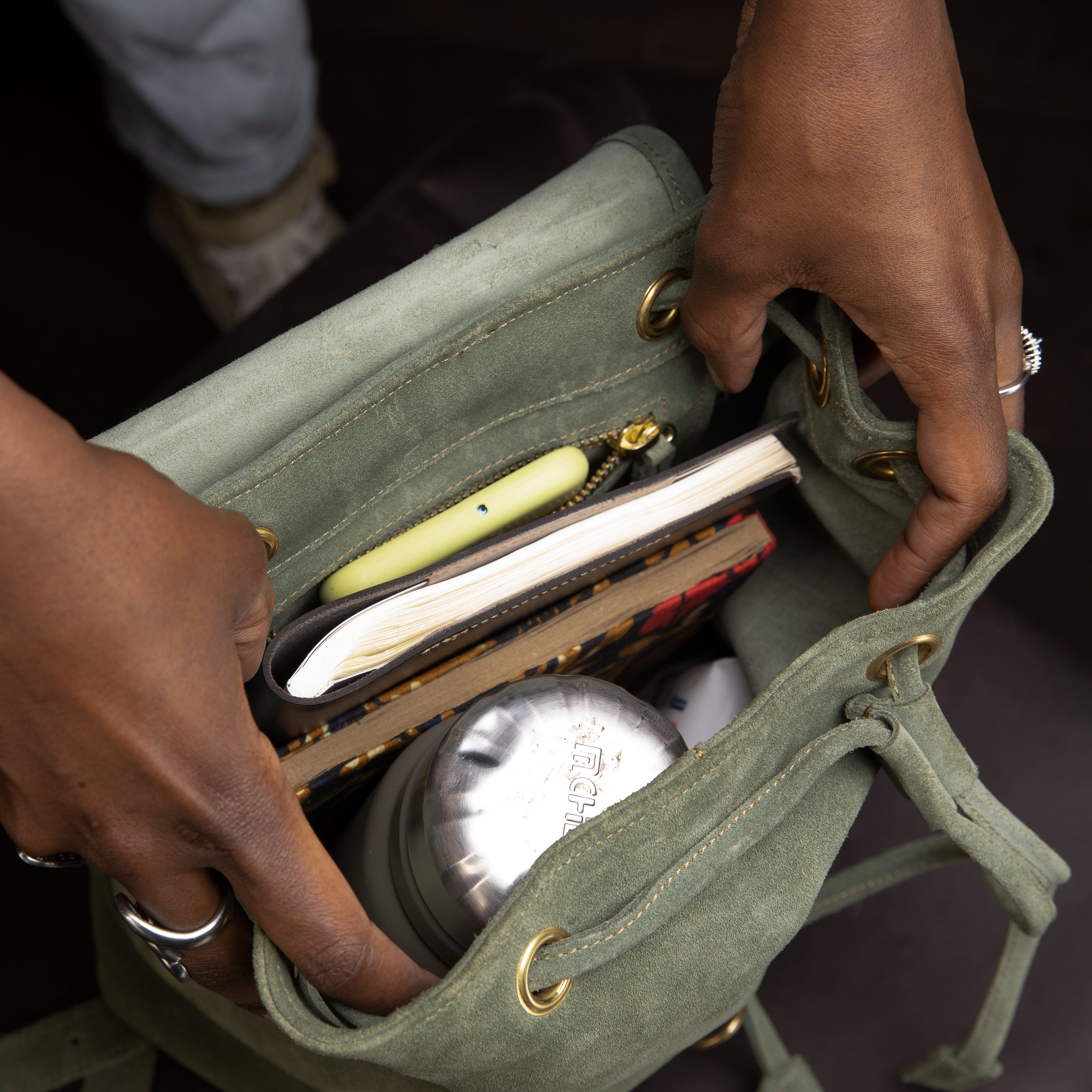 Suede Cecilia Backpack - Sandstorm Kenya (Intl)