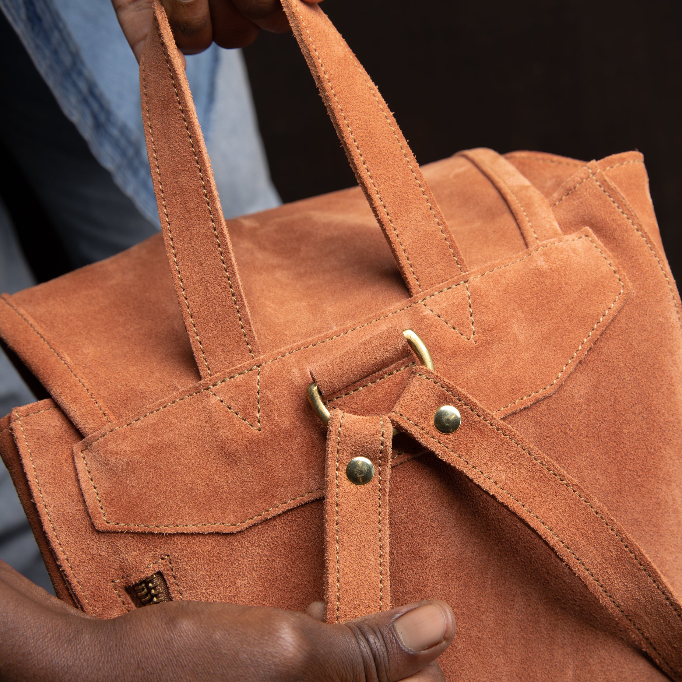 Suede Cecilia Backpack - Sandstorm Kenya (Intl)