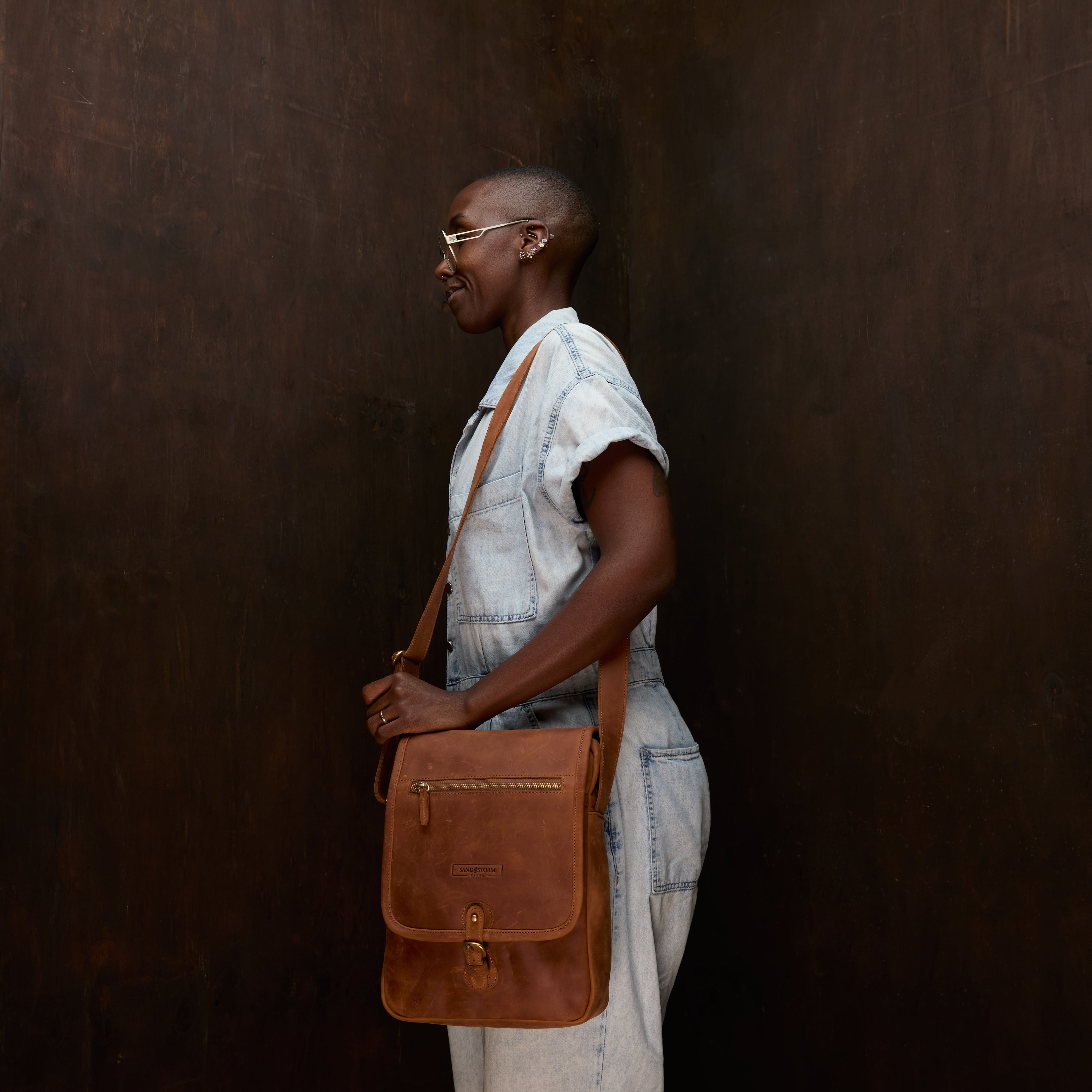 Pull-up Leather Alphonce bag