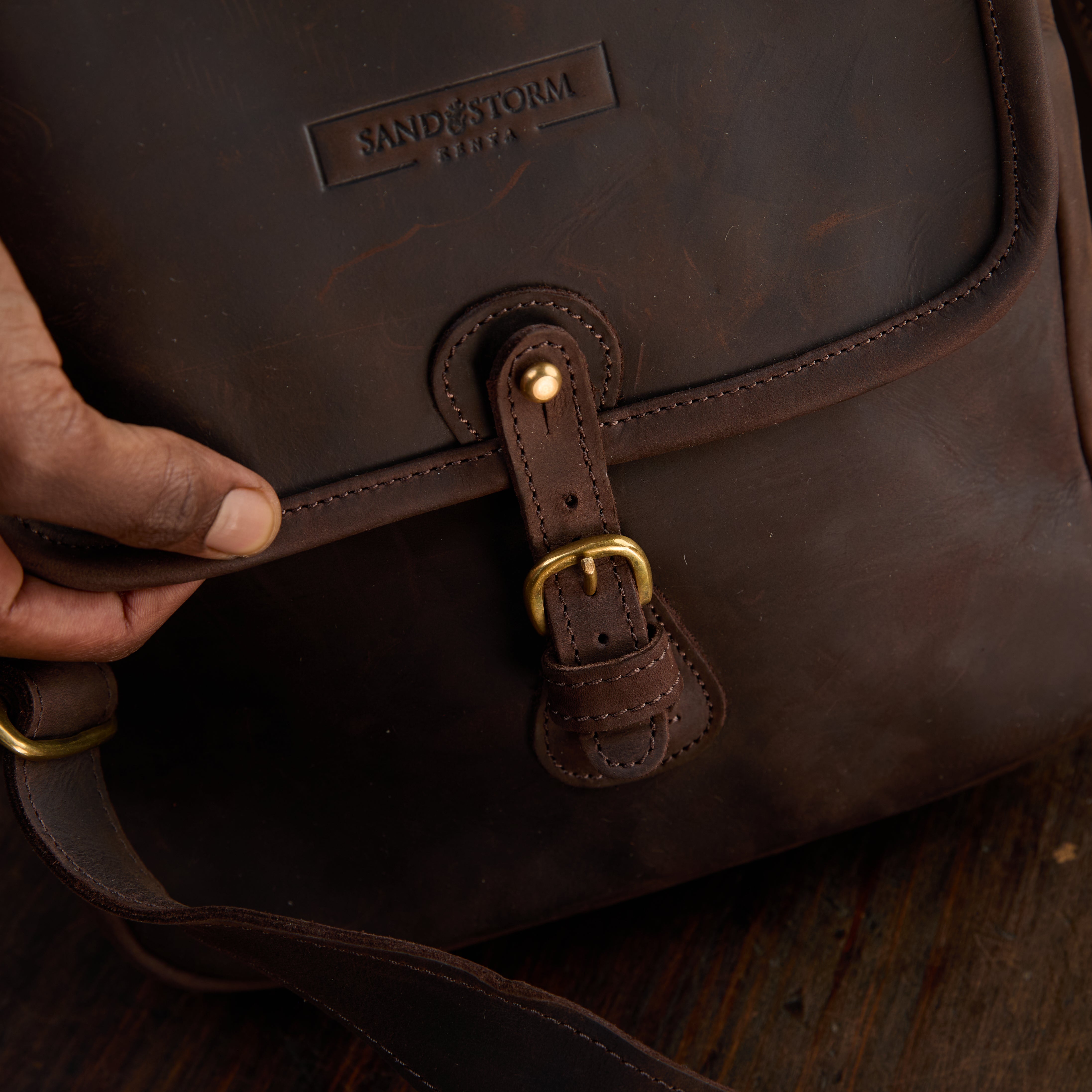 Pull-up Leather Alphonce bag