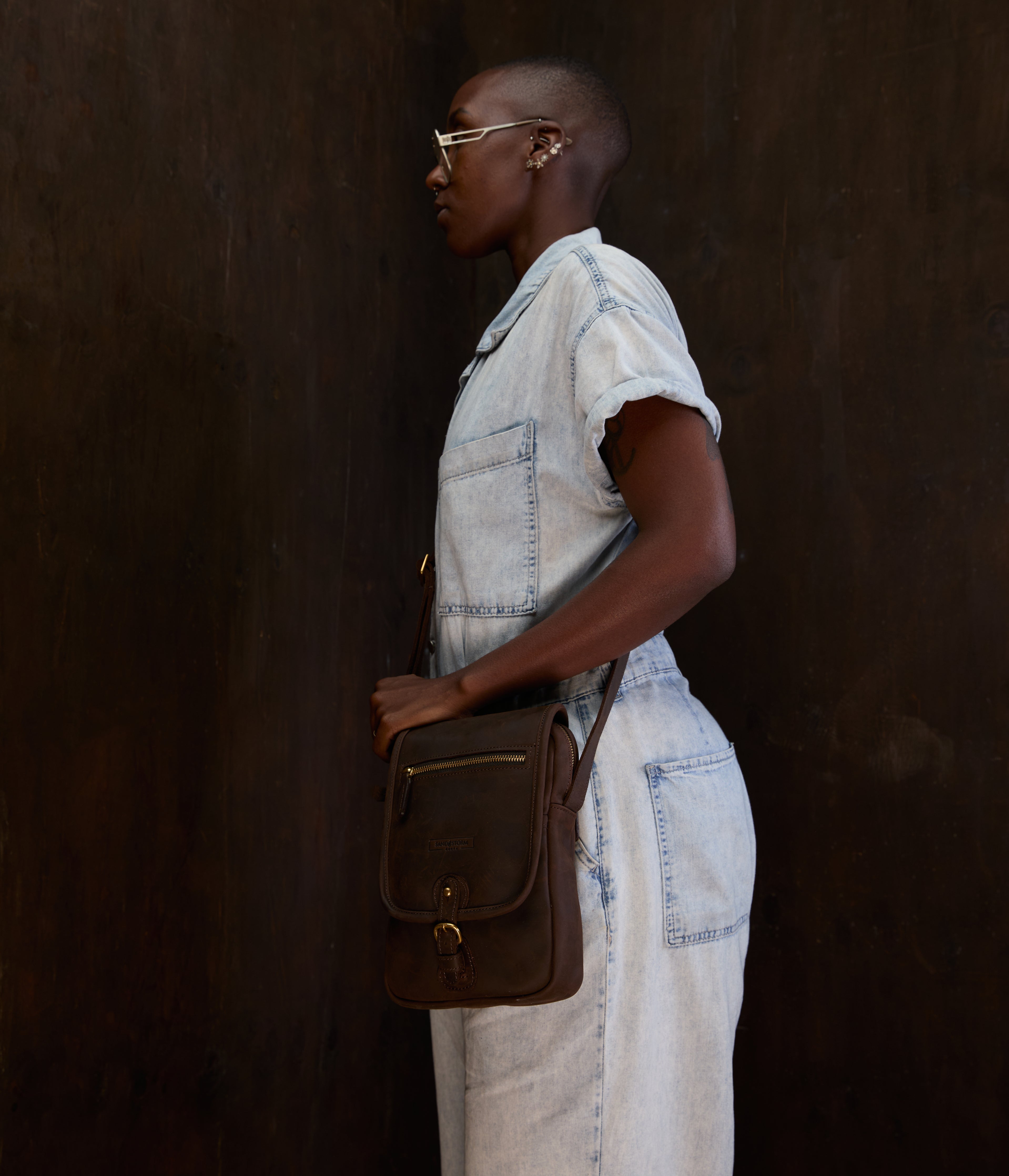 Pull-up Leather Alphonce bag