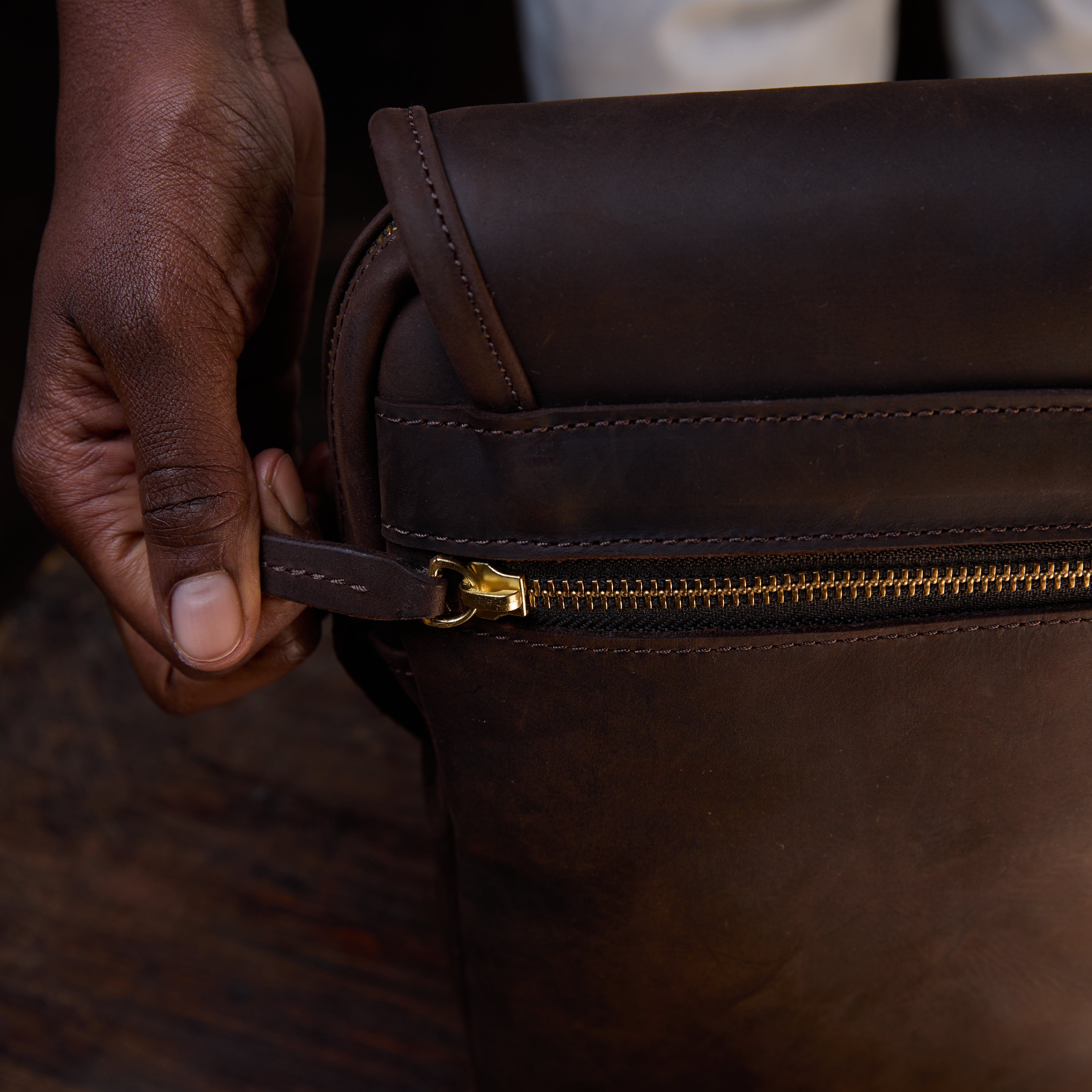 Pull-up Leather Alphonce bag