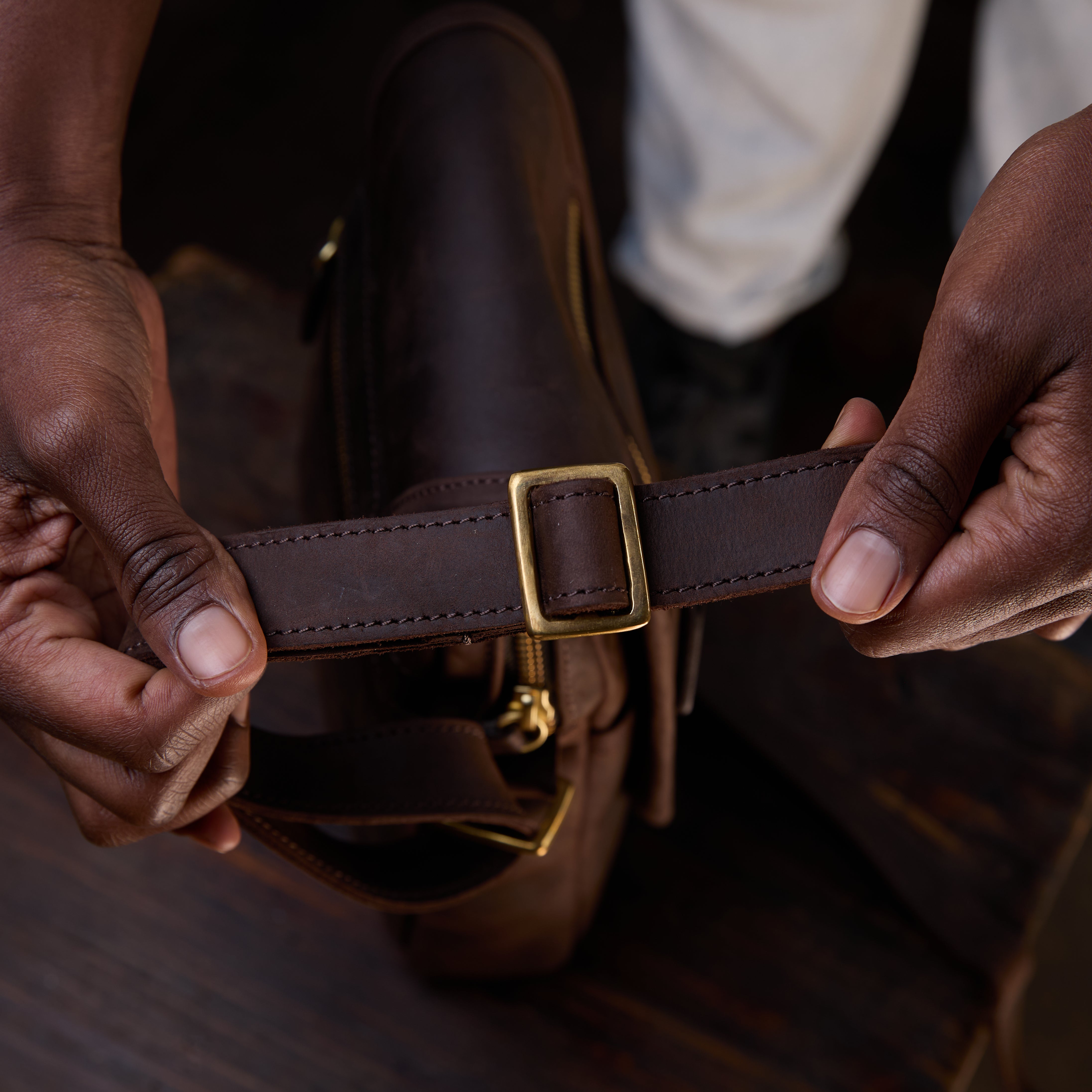 Pull-up Leather Alphonce bag