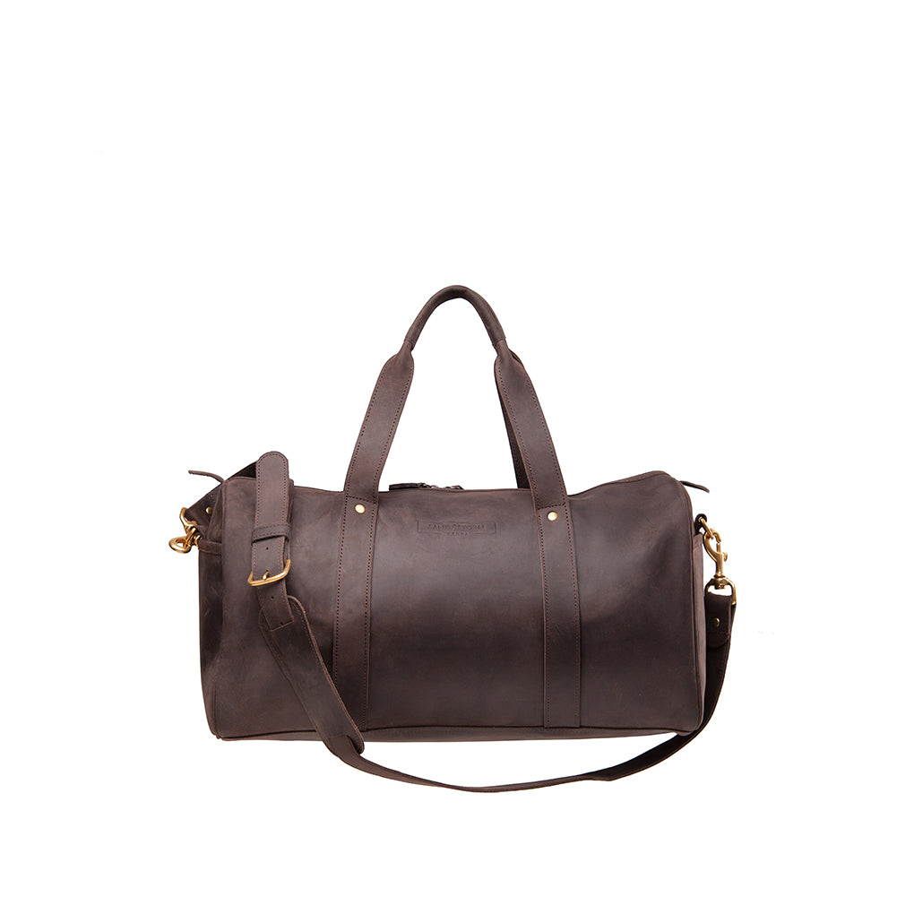 Pull-up Leather Explorer Duffle - Small - Sandstorm Kenya (KE)