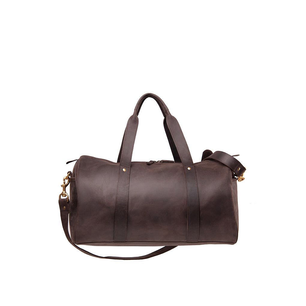 Pull-up Leather Explorer Duffle - Small - Sandstorm Kenya (KE)