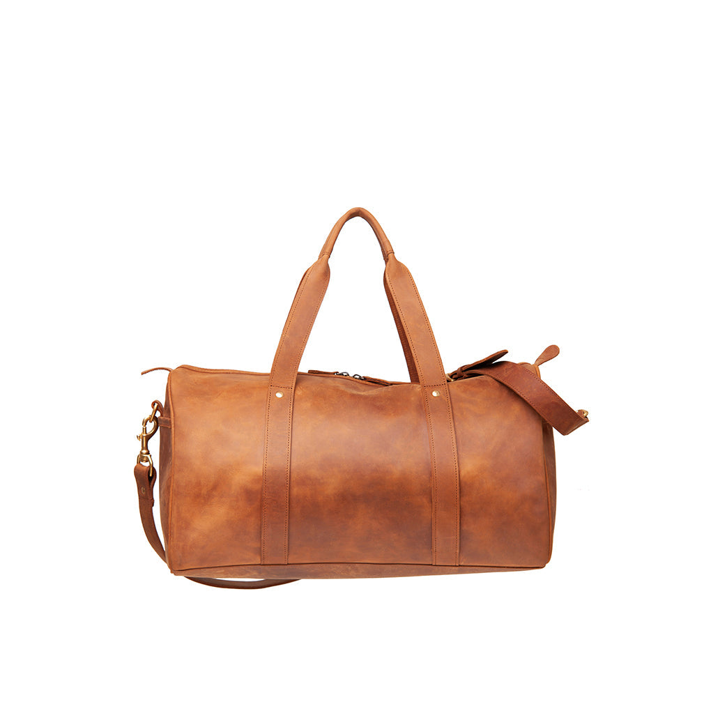 Pull-up Leather Explorer Duffle - Small - Sandstorm Kenya (KE)
