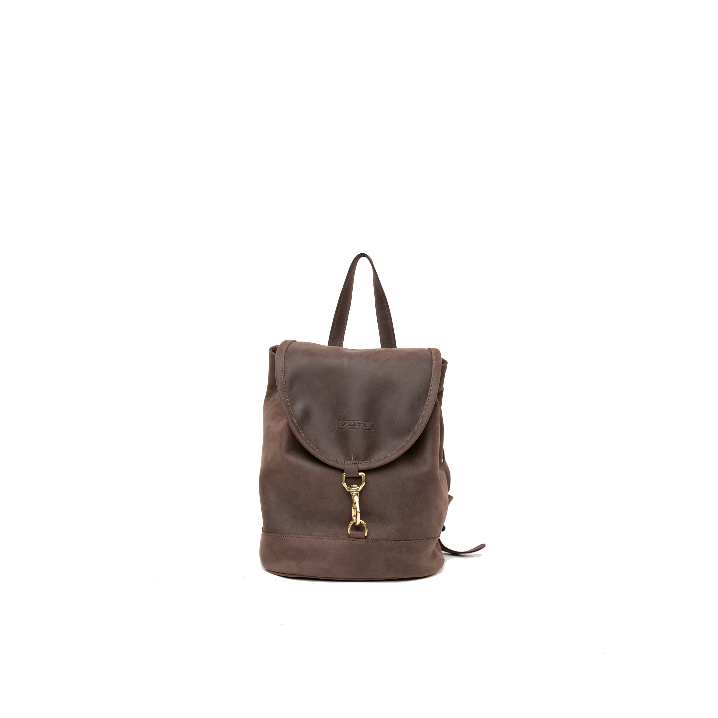 Pull-up Leather Cecilia Backpack - Sandstorm Kenya (KE)