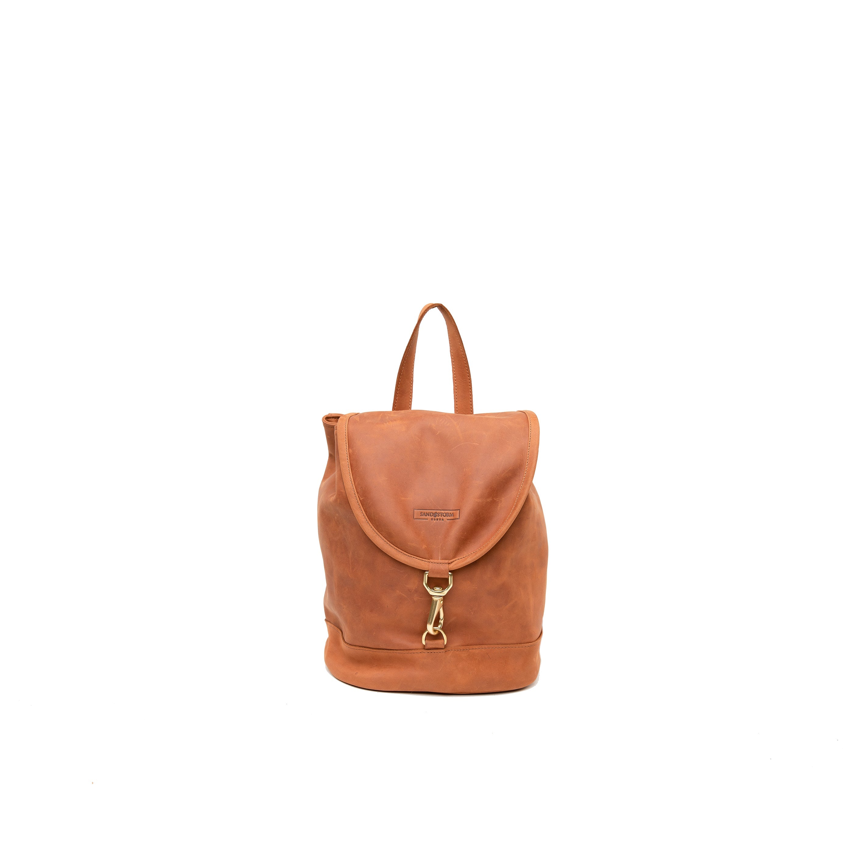 Pull-up Leather Cecilia Backpack - Sandstorm Kenya (KE)