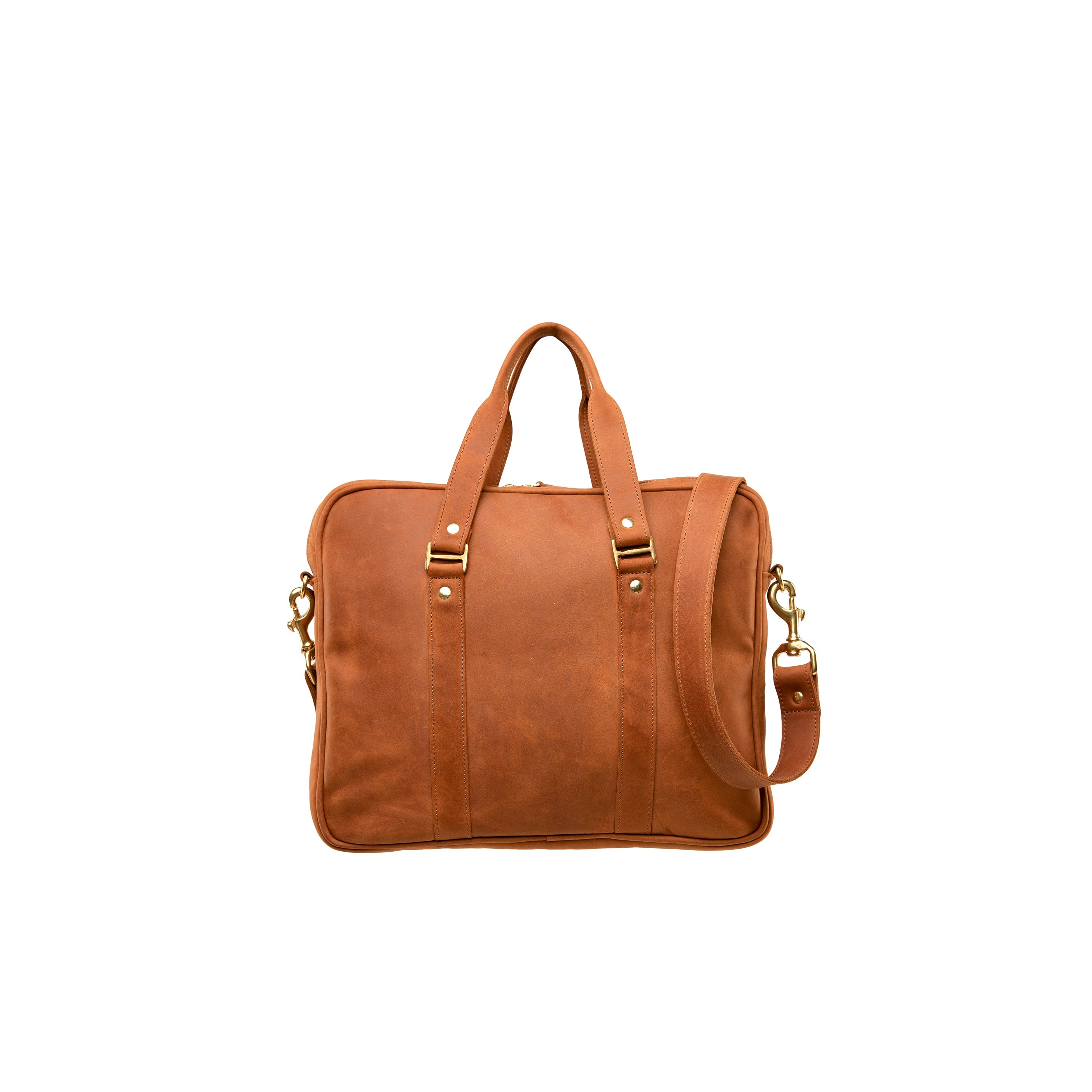 Pull-up Leather Pili Folio Bag - Sandstorm Kenya (KE)