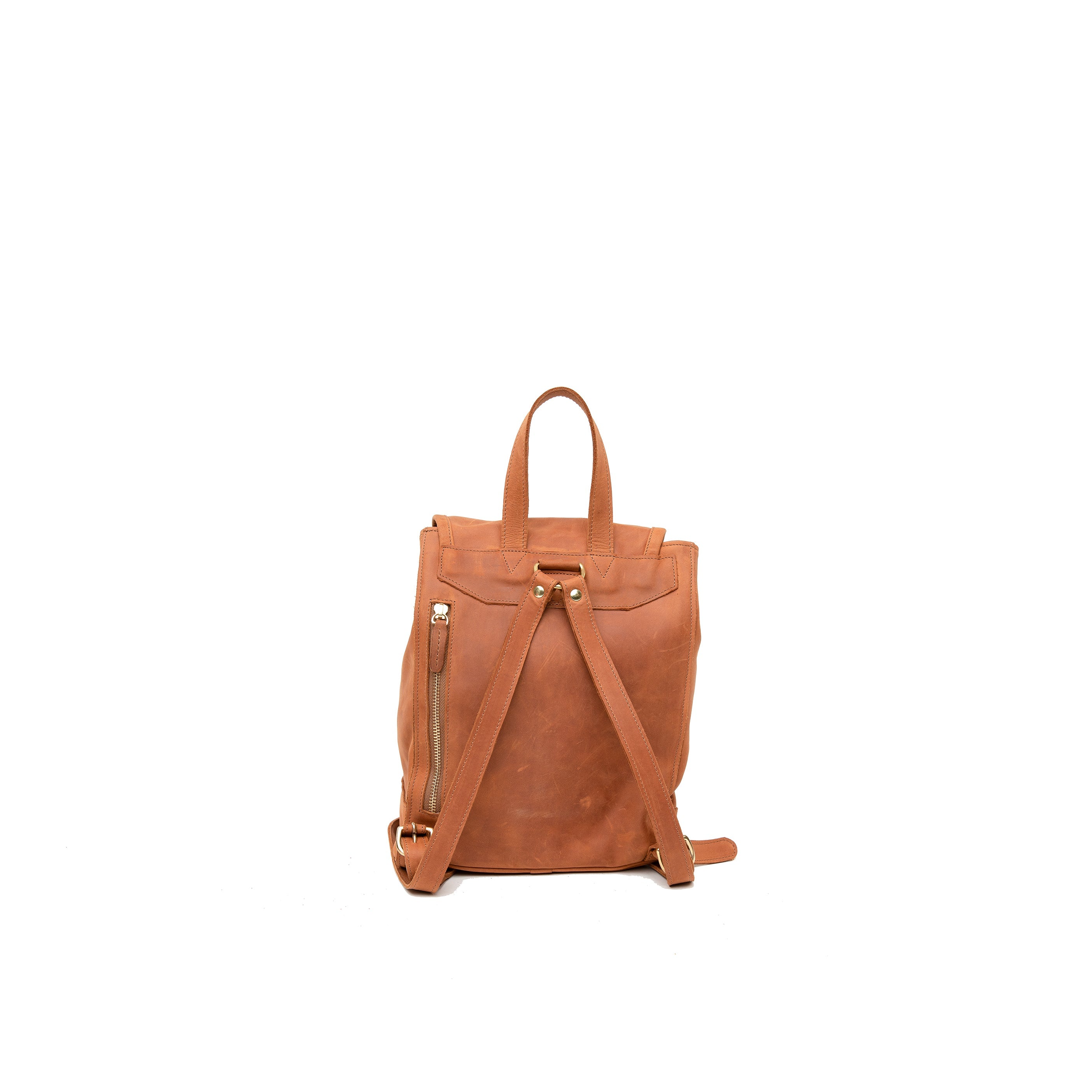 Pull-up Leather Cecilia Backpack - Sandstorm Kenya (KE)