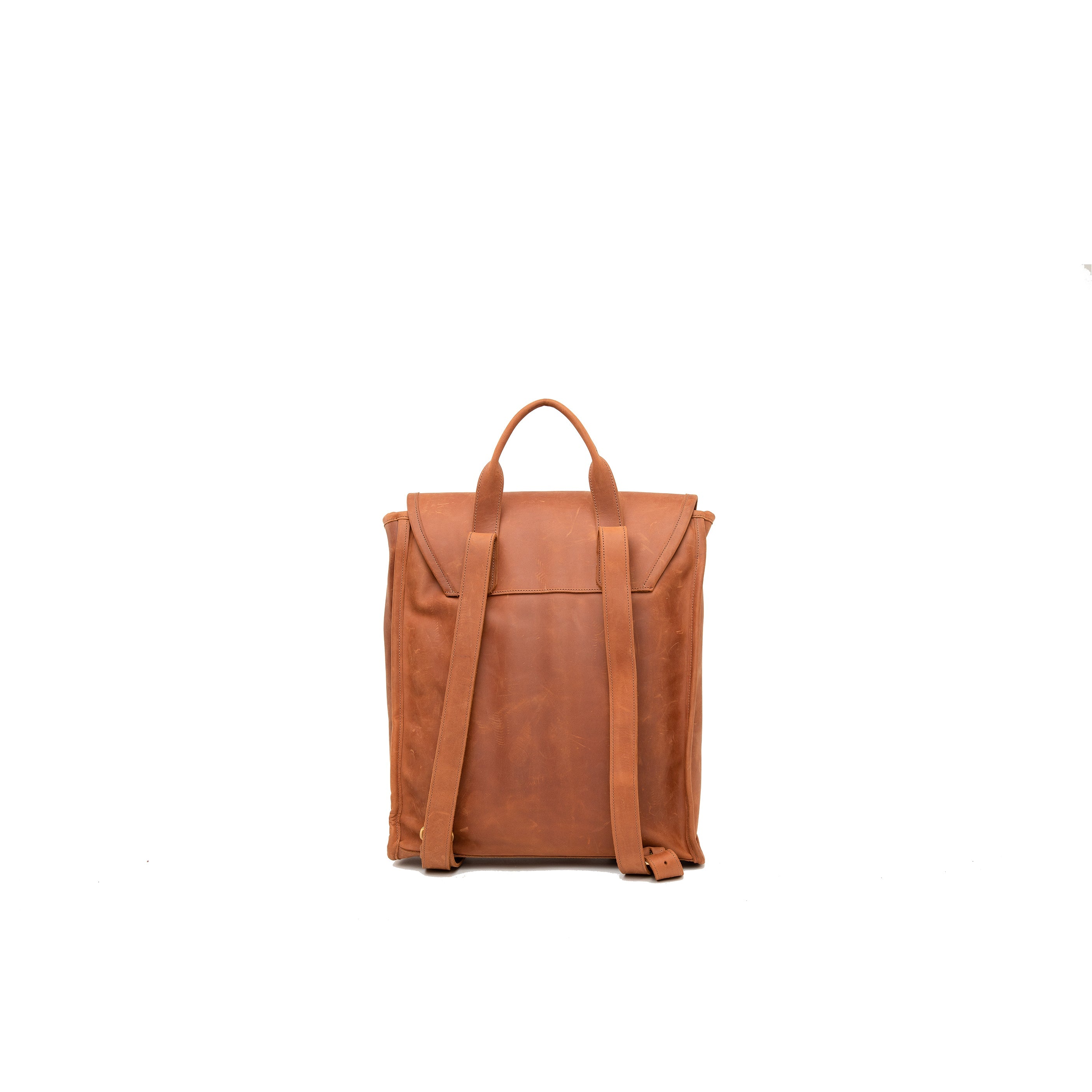 Pull-up Leather Keziah Backpack - Sandstorm Kenya (KE)