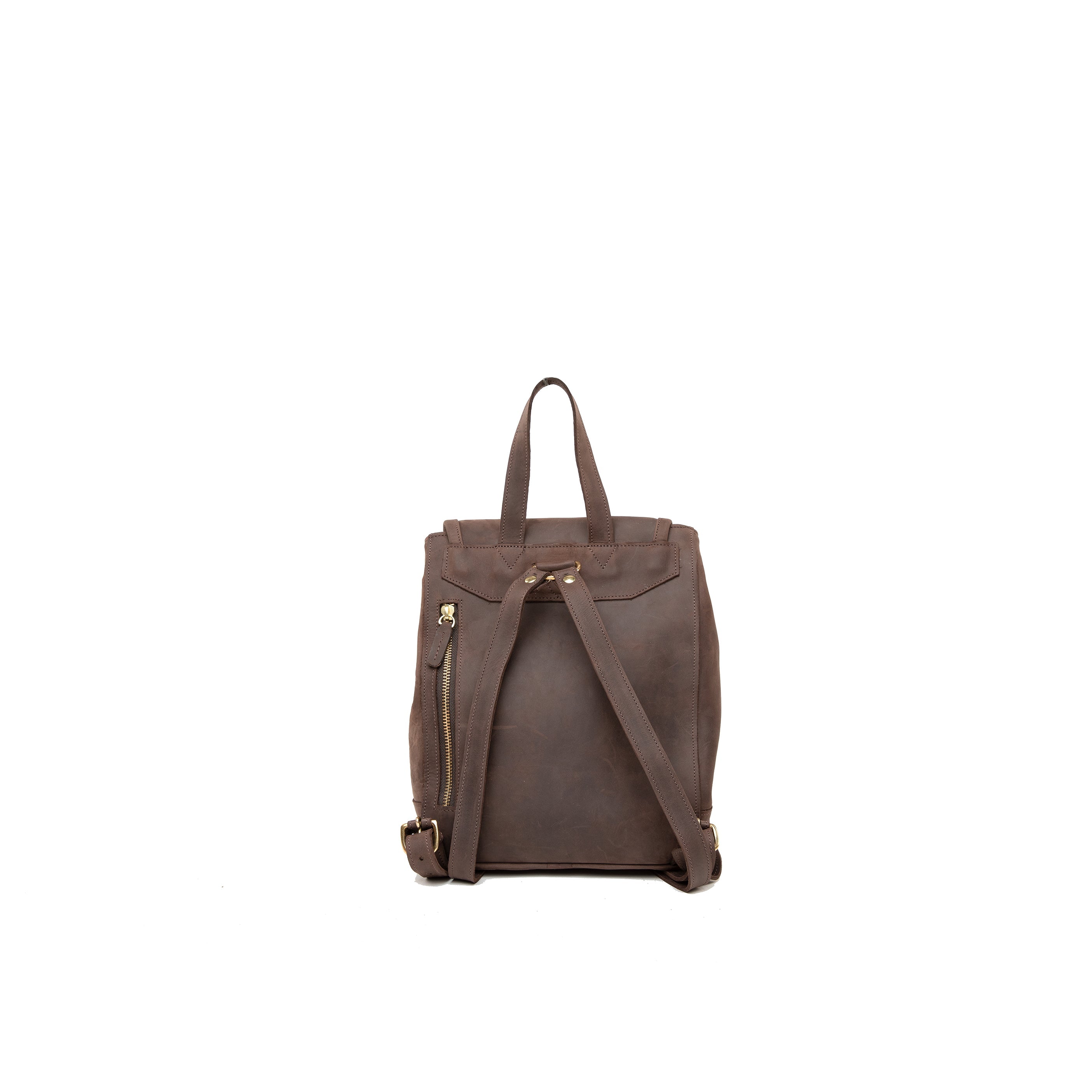 Pull-up Leather Cecilia Backpack - Sandstorm Kenya (KE)