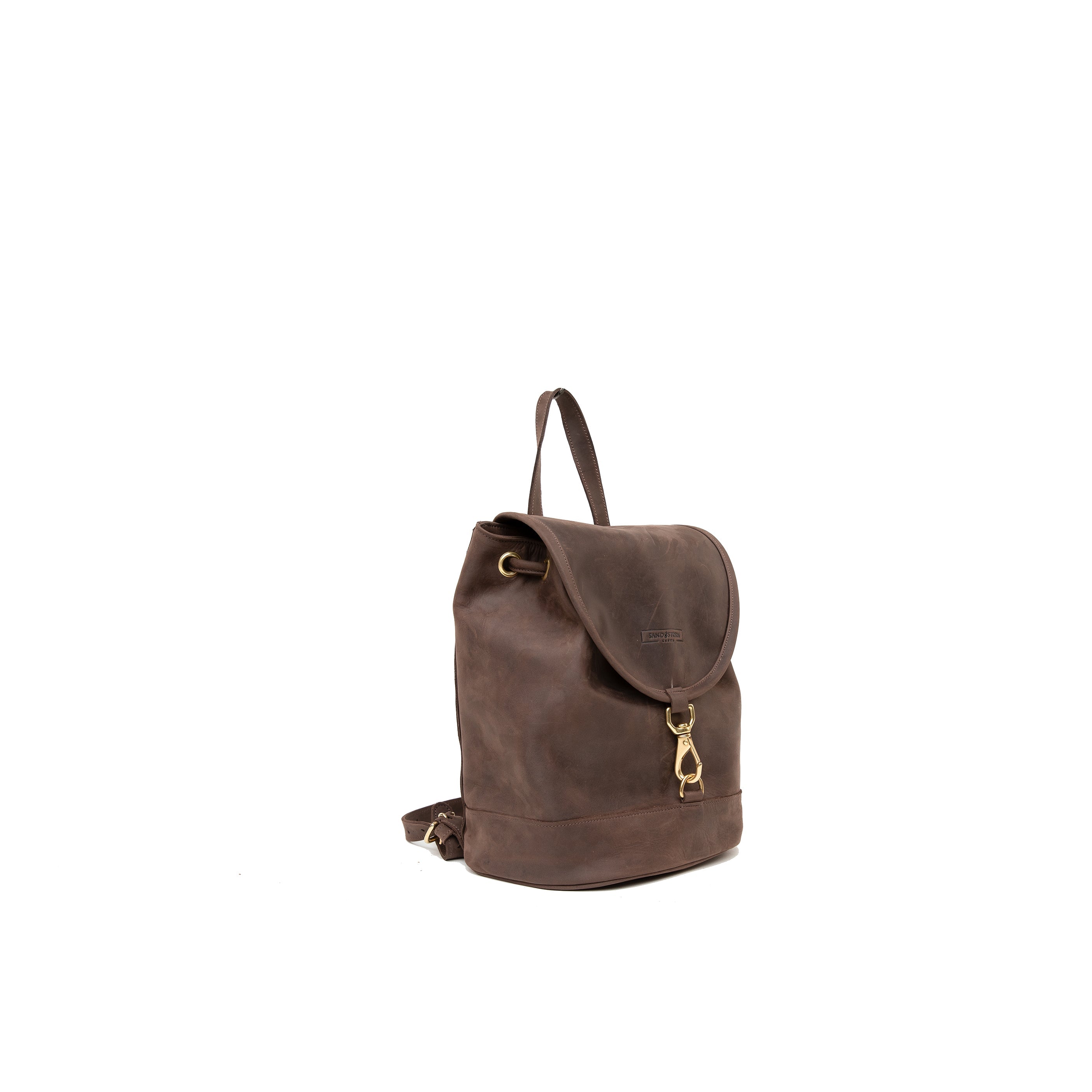 Pull-up Leather Cecilia Backpack - Sandstorm Kenya (KE)