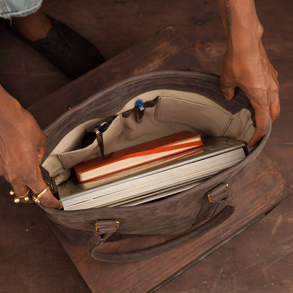 Pull-up Leather Everlyne Tote - Sandstorm Kenya (KE)