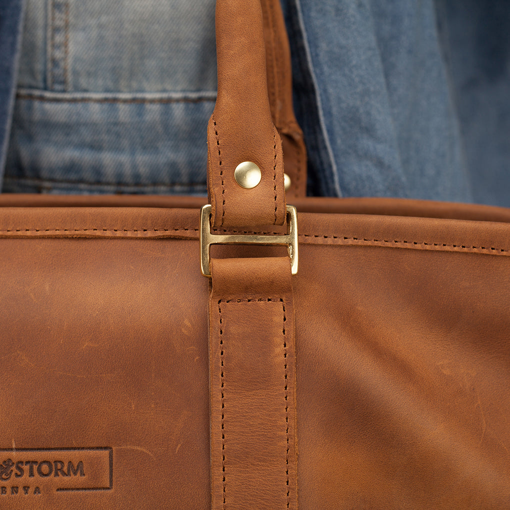 Pull-up Leather Everlyne Tote - Sandstorm Kenya (KE)