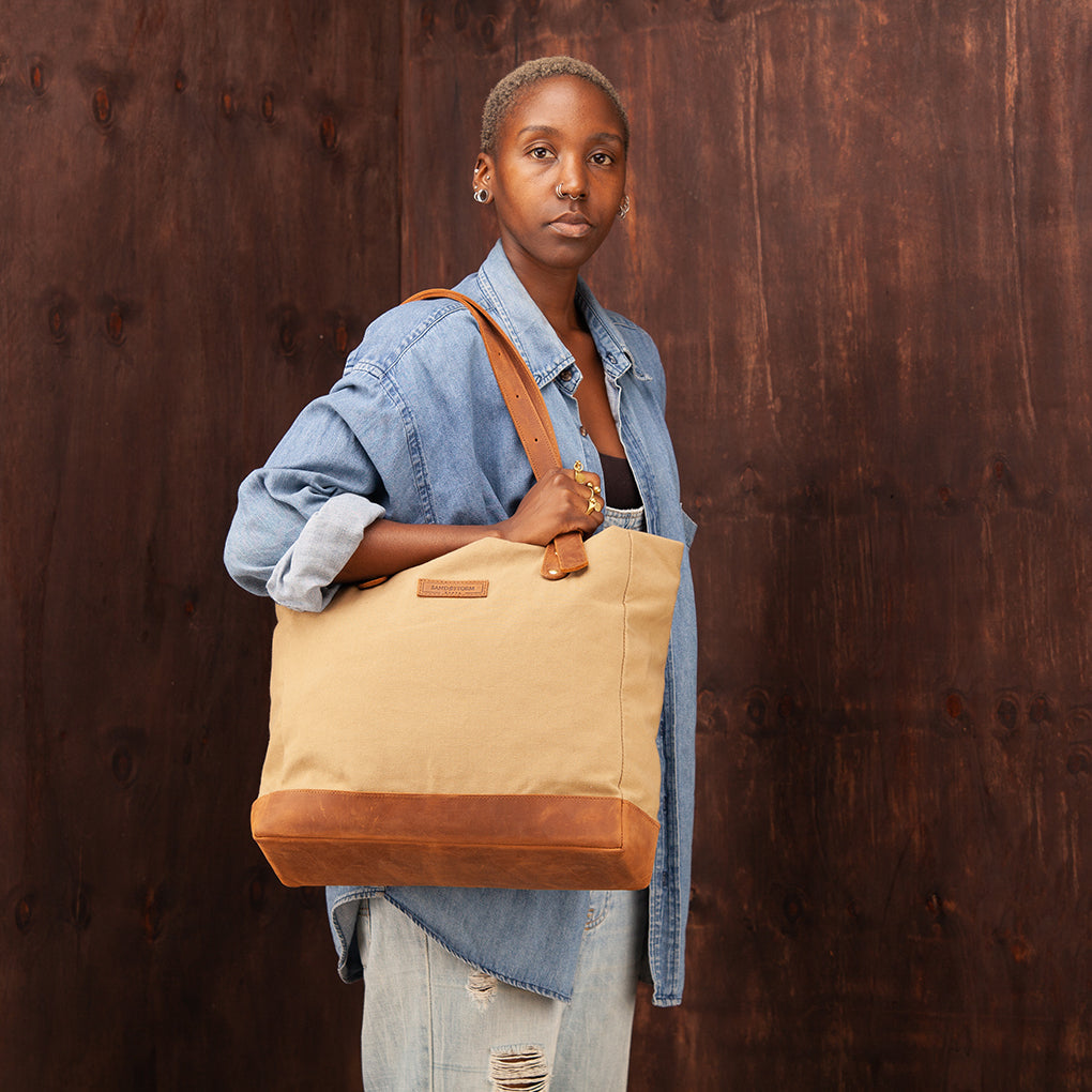 Canvas Metrine Tote - Sandstorm Kenya (KE)