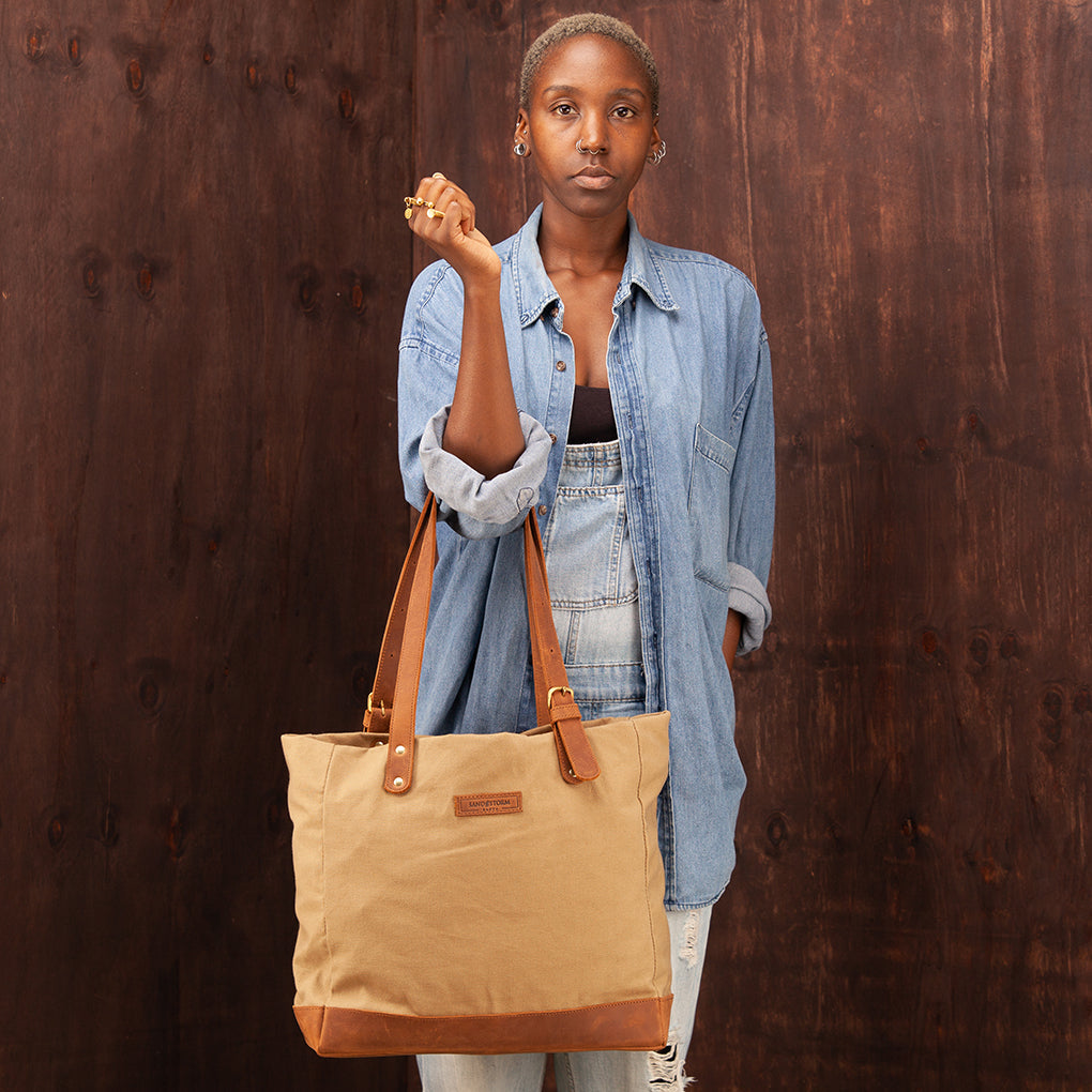 Canvas Metrine Tote - Sandstorm Kenya (KE)