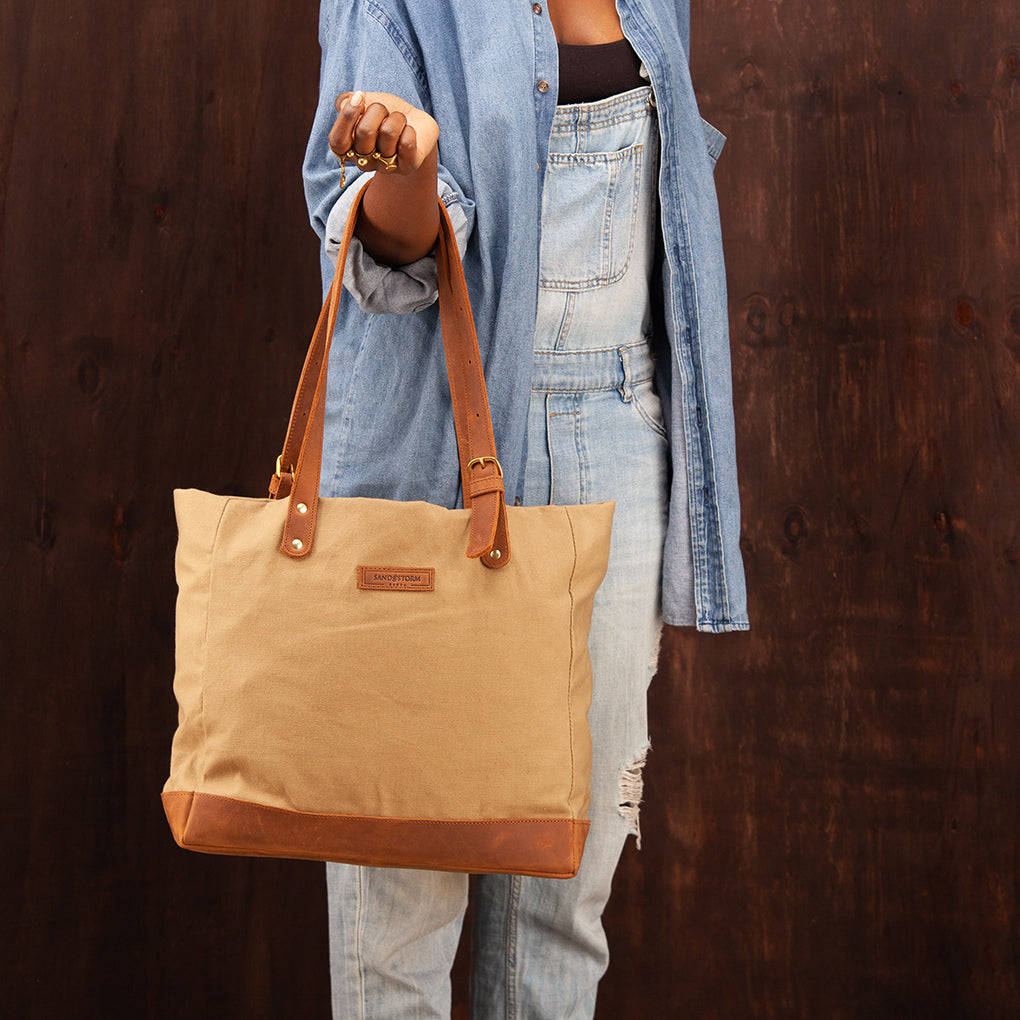 Canvas Metrine Tote - Sandstorm Kenya (KE)